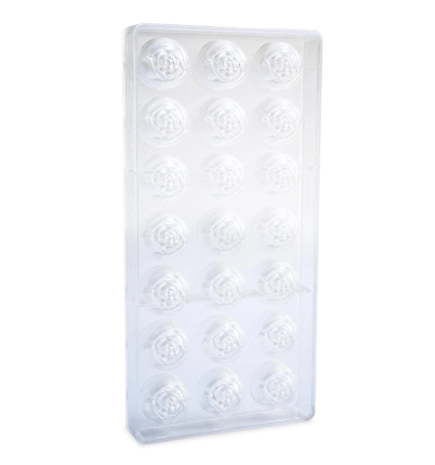 Gestalten Sie mit der Schokoladenform "starr Rosen" von Scrap Cooking exquisite Schokoladenrosen – perfekt für kreative Desserts und besondere Anlässe.