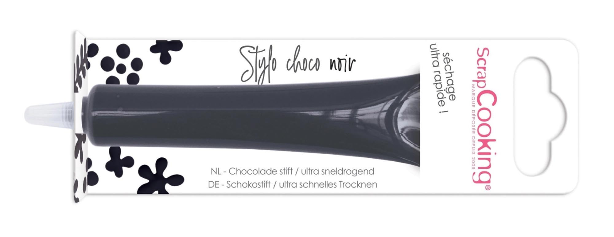 Schwarzer Schokoladenstift 25g: Perfekt für kreative Backprojekte, verziert Kuchen & Desserts mit hochwertiger Schokolade. Ideal für Hobbybäcker.
