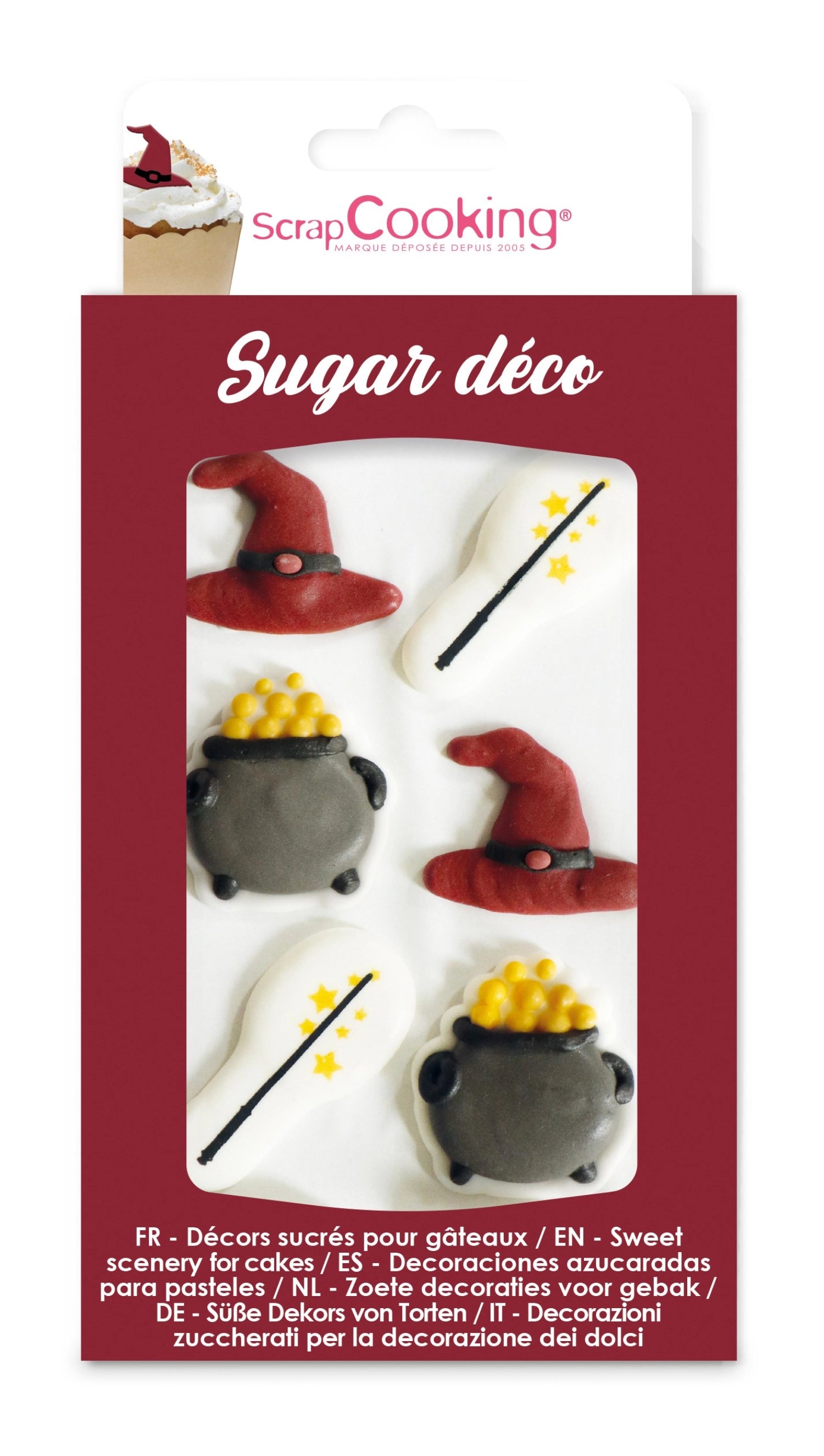 6 pieces. Decorative sugar magic
