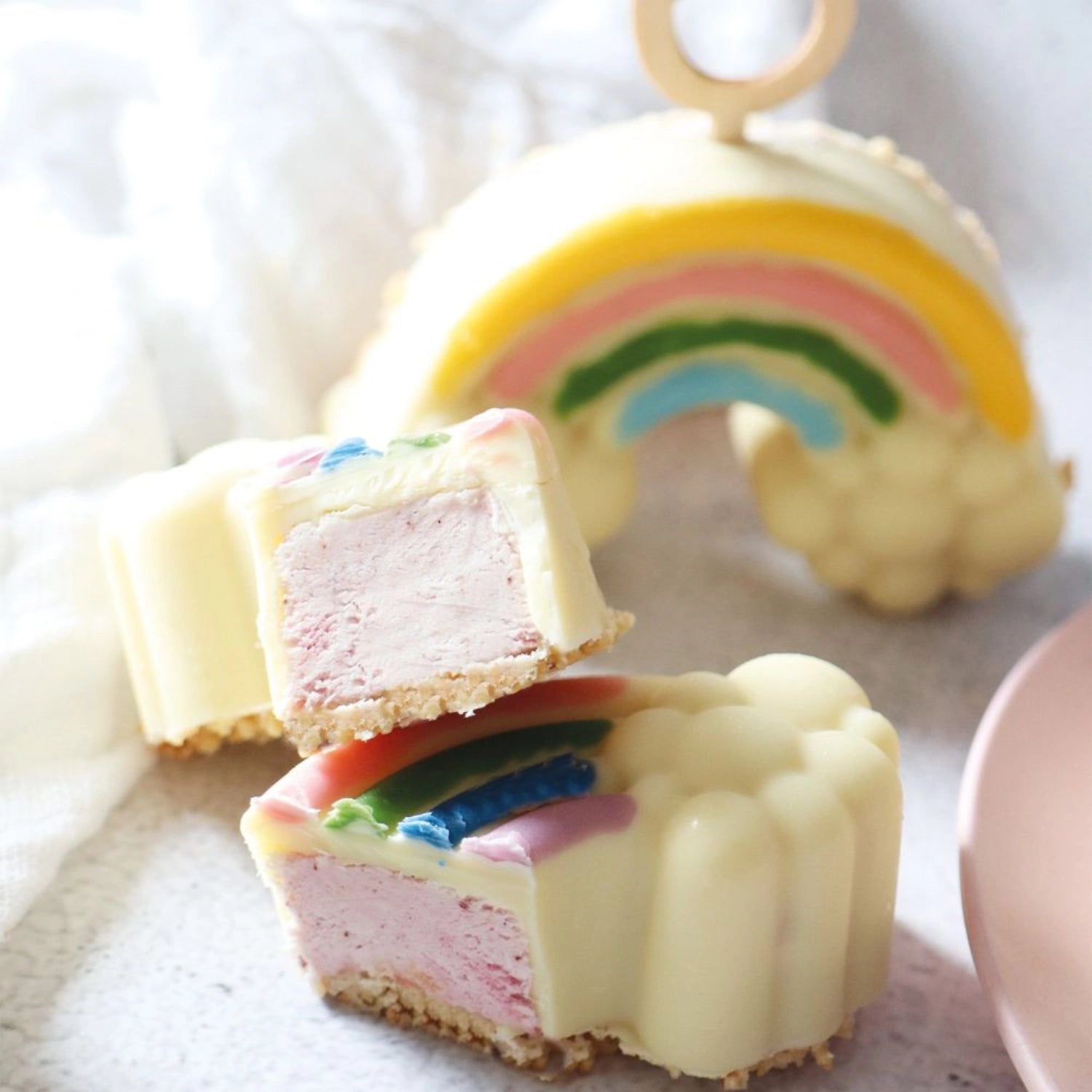 Lebensmittelfarbe Gel in Rosa, 20g, ideal zum Färben von Backwaren und Desserts, perfekt für kreative Küchenprojekte.