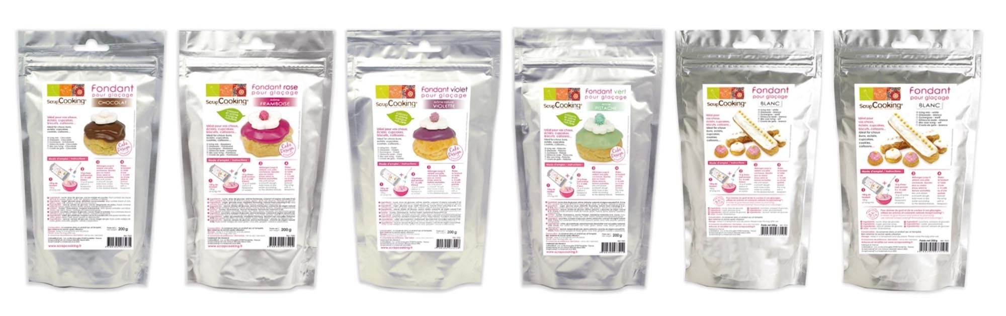 Perfekter weisser Zuckerguss für kreative Backideen, 500g.