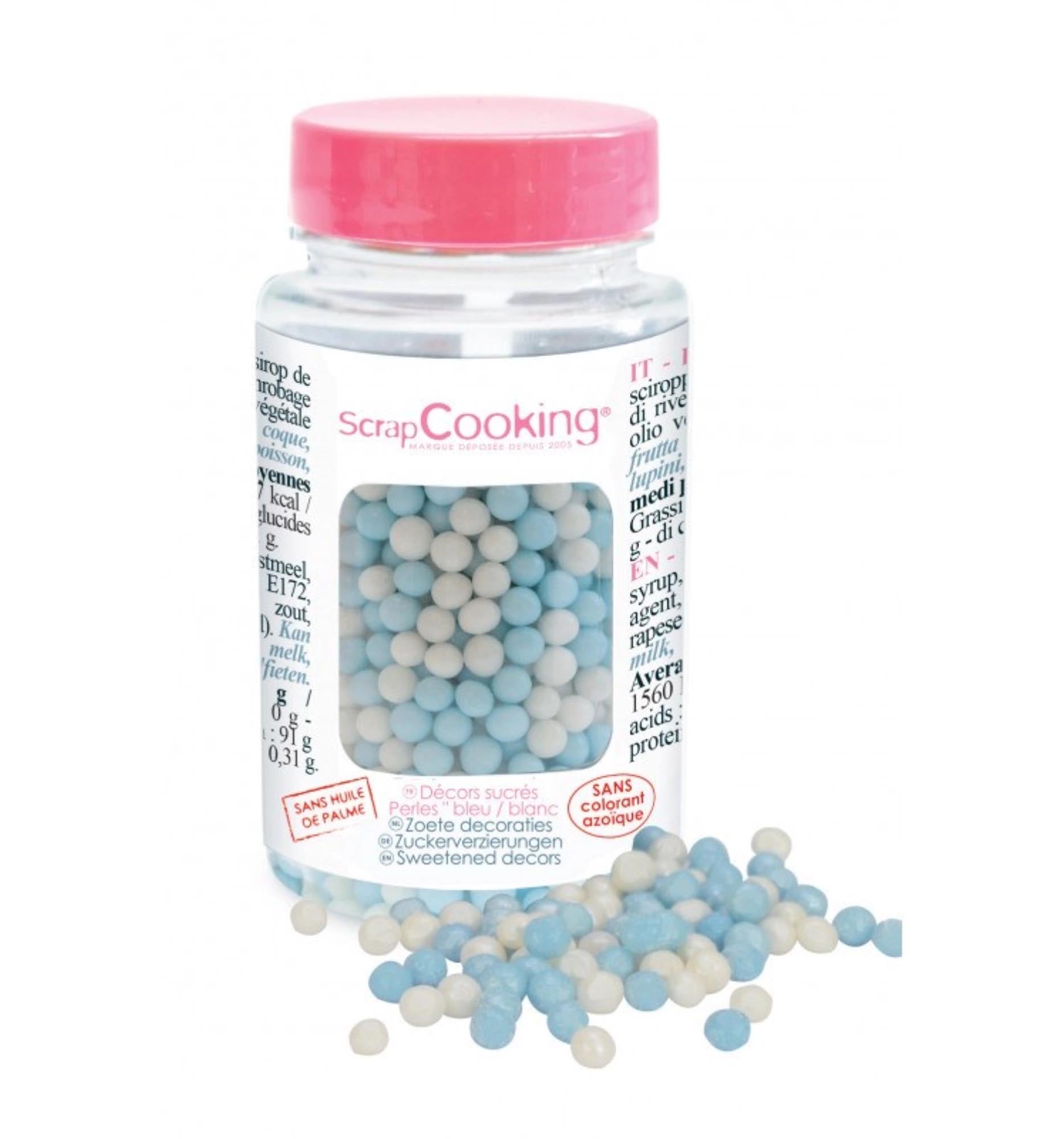 3-tlg. Set Farbpulver in den Farben Rose, Violett und Orange, je 5g, ideal für kreative Back- und Kochprojekte von Scrap Cooking.