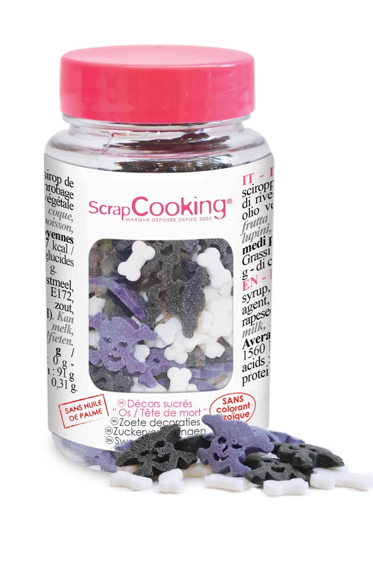 Verzieren Sie Ihre Halloween-Leckereien mit essbaren Glasknochen aus Zucker – ein gruseliges Highlight für Cupcakes und Torten!