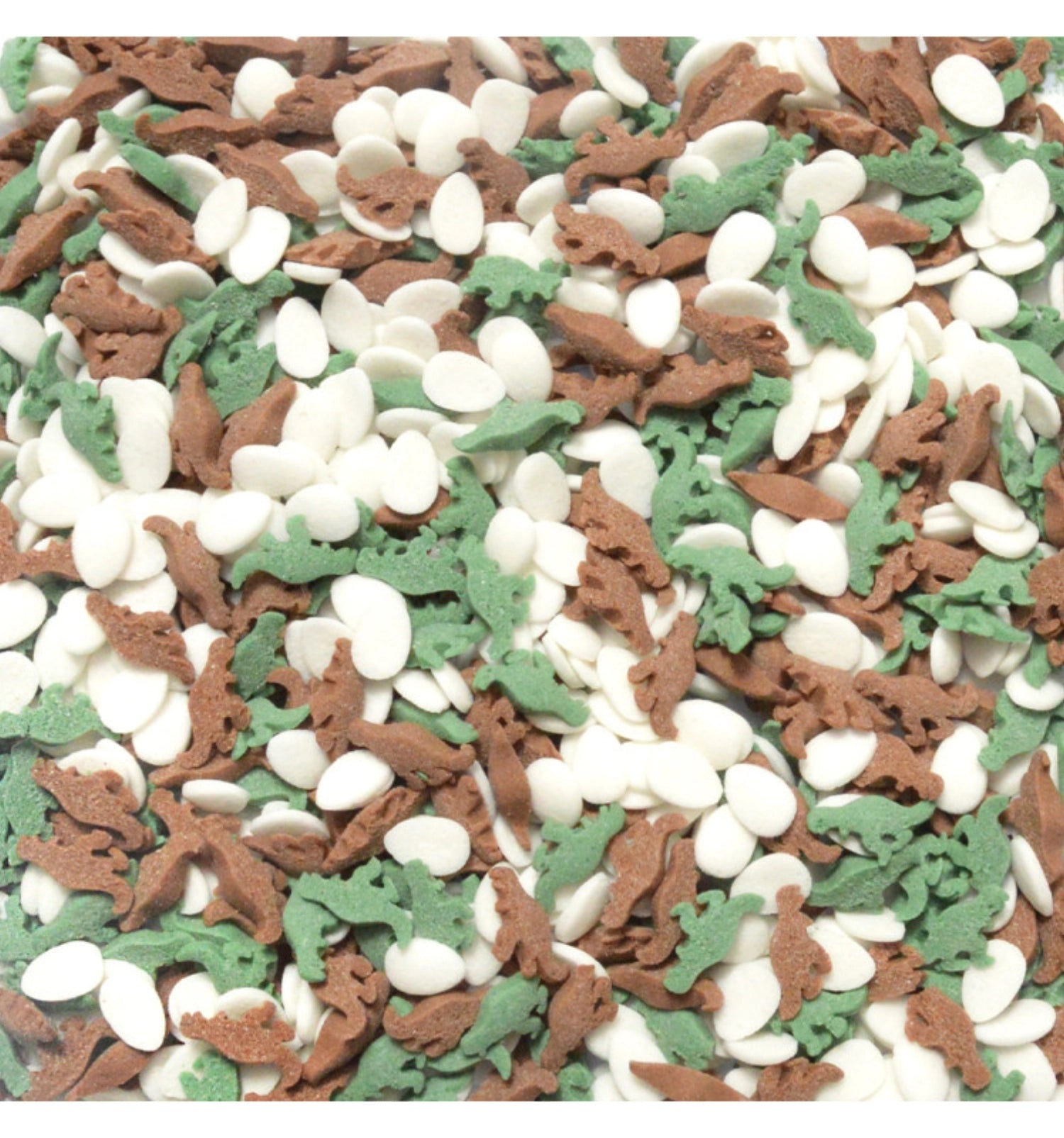 Bunte Dino-Zuckerstreusel in 55g von Scrap Cooking, ideal zum Dekorieren von Torten, Cupcakes und anderen süßen Leckereien.