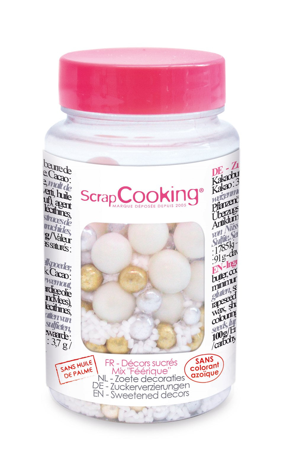 Funkelnde Zuckerperlen in Gold, Silber und Weiss – ideal für die kreative Dekoration von Torten, Cupcakes und Desserts. Verleihen Sie Ihren Leckereien Glamour!