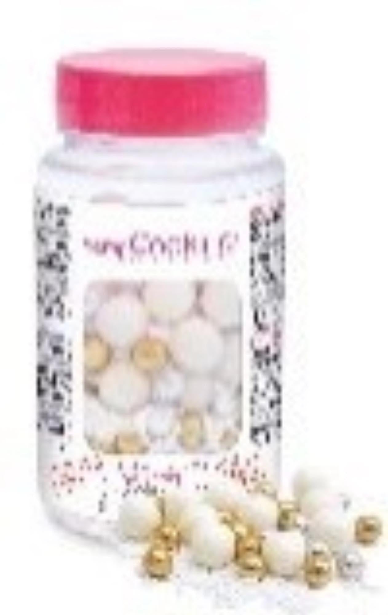 Funkelnde Zuckerperlen in Gold, Silber, Weiss für glamouröse Torten, Cupcakes und Desserts. Perfekt für festliche Anlässe.