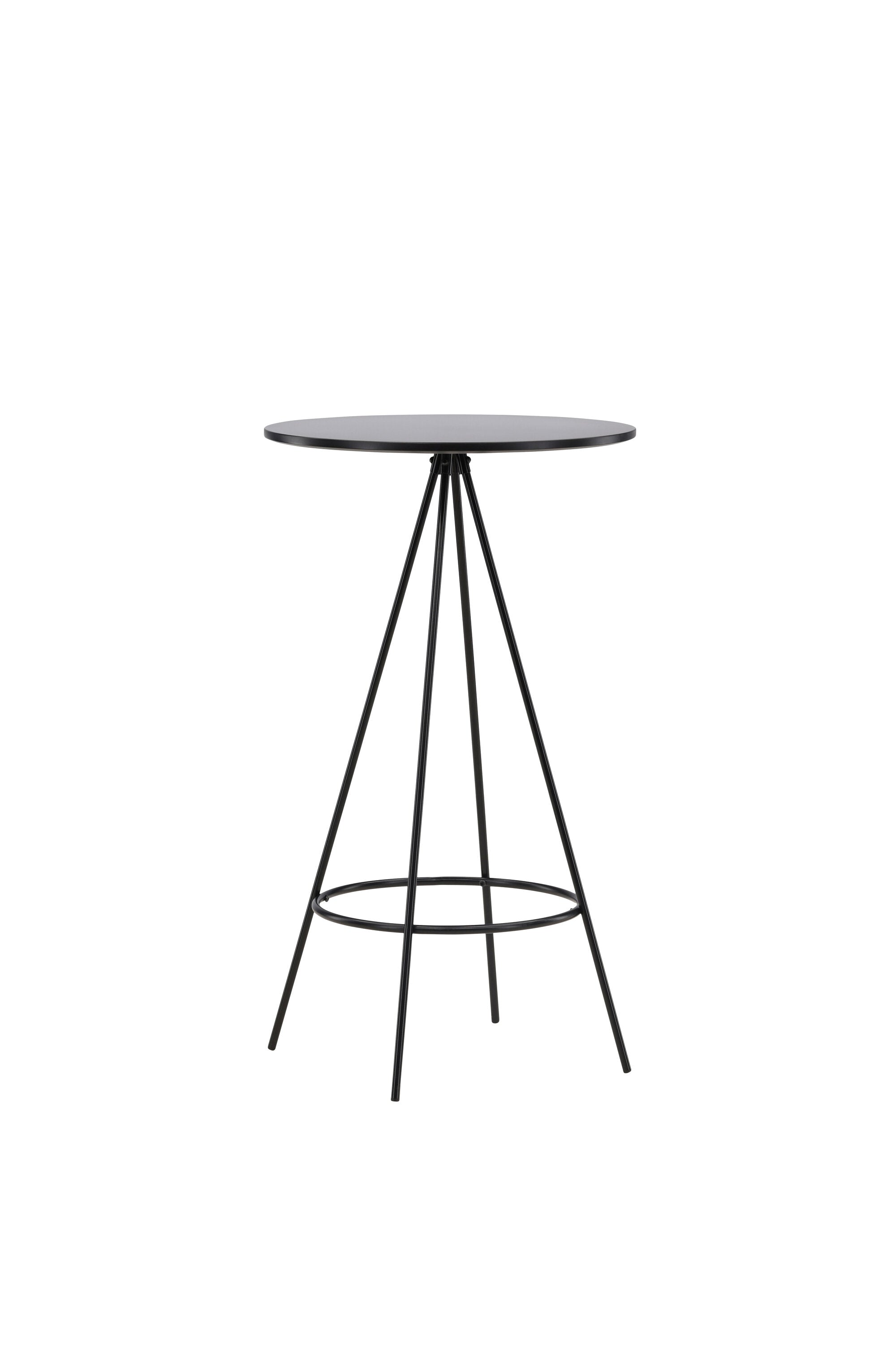 Bistro Bartisch in Schwarz präsentiert im Onlineshop von KAQTU Design AG. Hochtisch ist von Venture Home