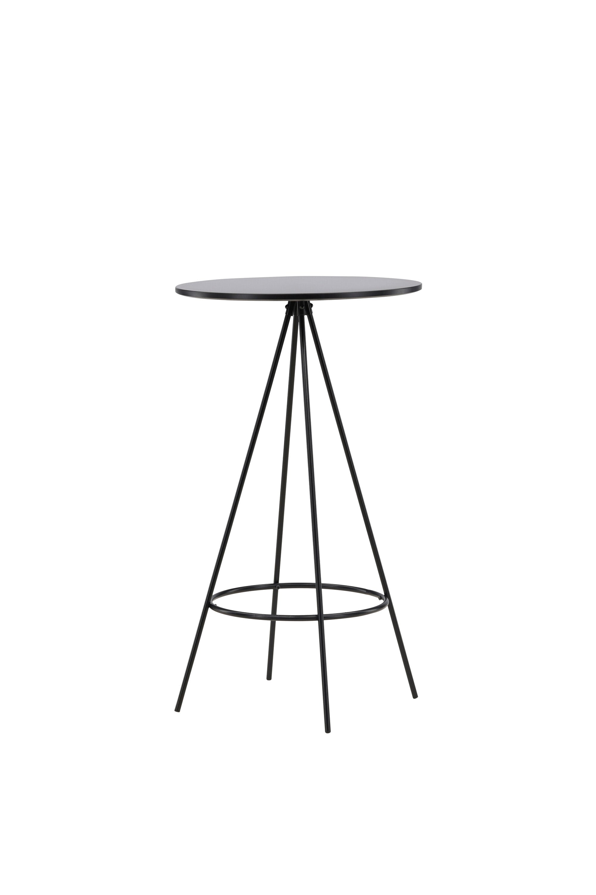 Bistro Bartisch in Schwarz präsentiert im Onlineshop von KAQTU Design AG. Hochtisch ist von Venture Home