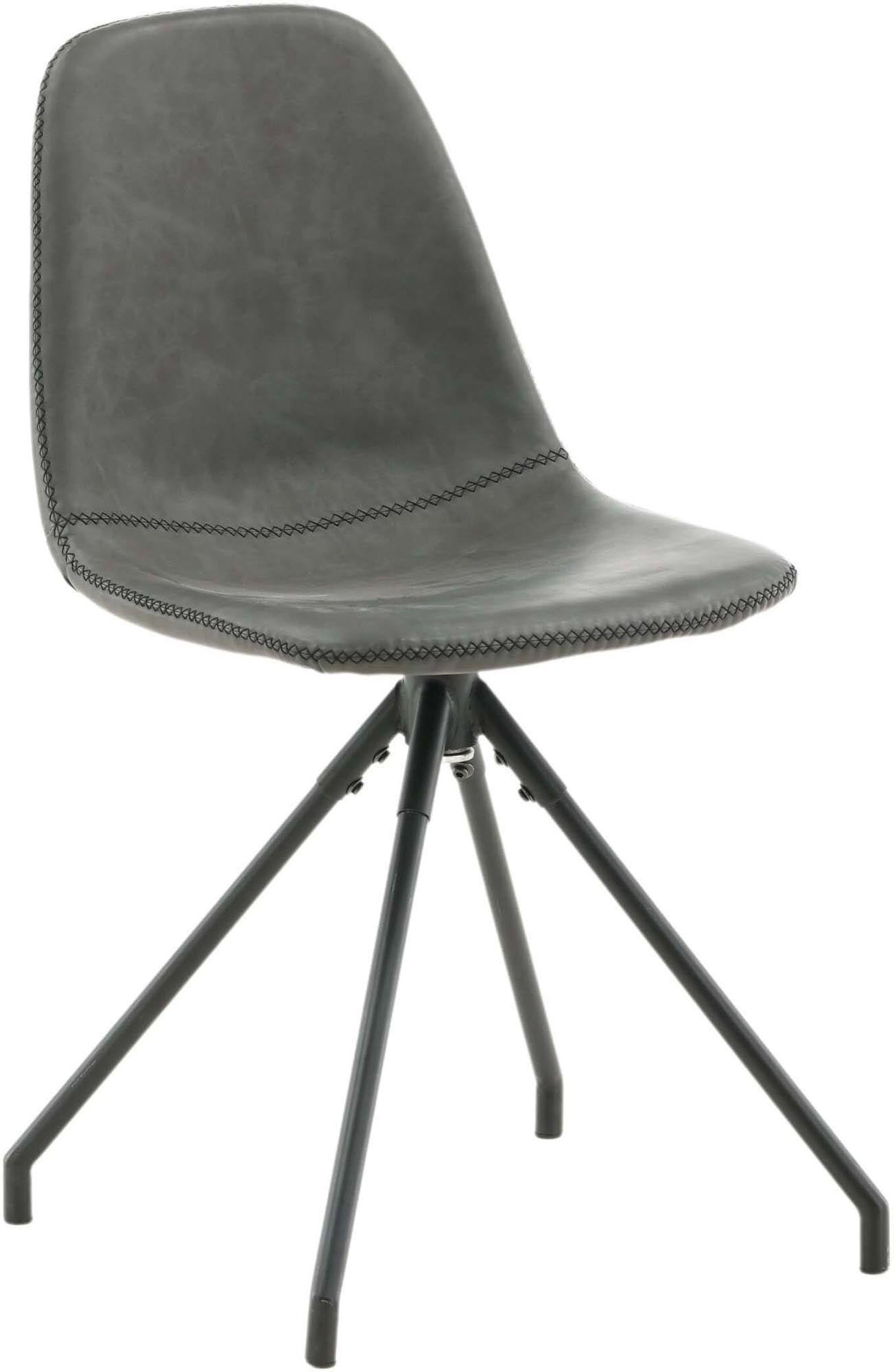 Erleben Sie den Polar Drehstuhl von Venture Home: elegantes Design, bequeme Drehfunktion und pflegeleichtes Kunstleder – ideal für Ihr modernes Esszimmer!