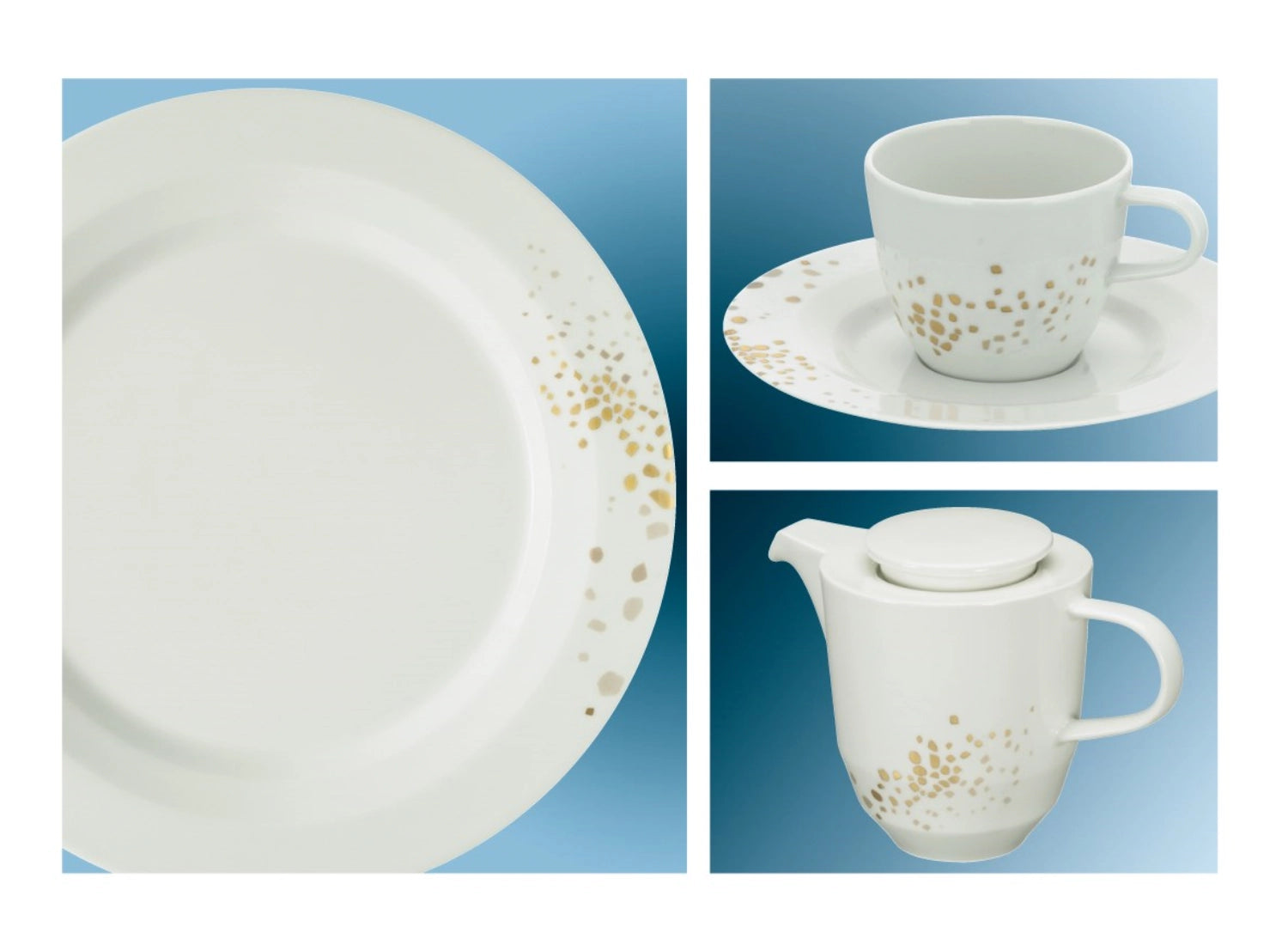 Entdecken Sie die stilvollen Allure En Vogue Becher von Schönwald. Hochwertiges Porzellan, 0,32l Fassungsvermögen, spülmaschinenfest und elegant für jeden Anlass.