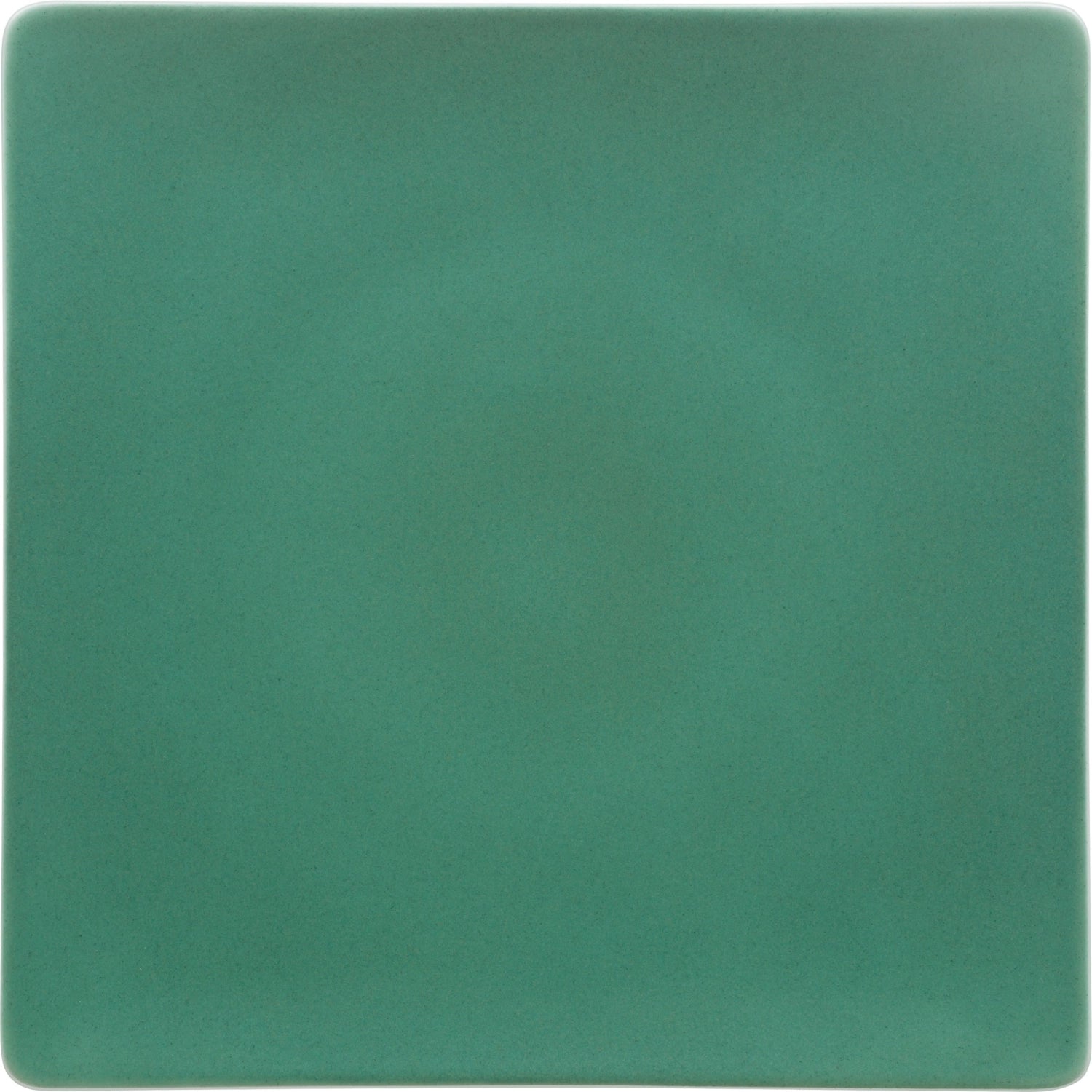 P<tc>ott</tc>ery Jade plate flat square coupe 20cm