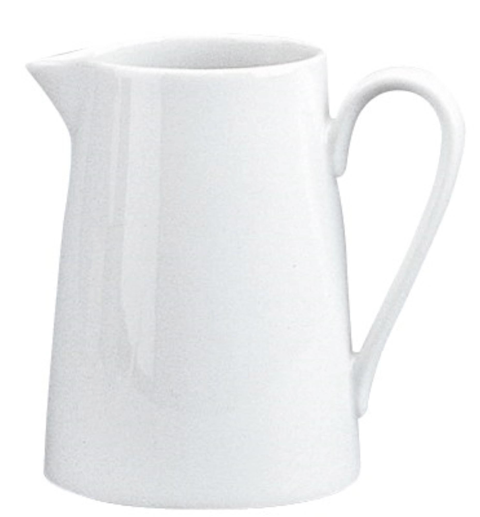 Elegante 0,25l Giesser Kanne von Schönwald: Hochwertiges Porzellan, zeitloses Design, präzises Ausgiessen, ideal für Saucen.