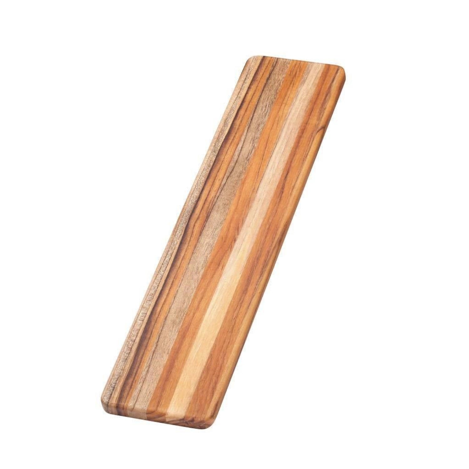 Entdecken Sie das Teak Schneide- und Servierbrett von Teak Haus (56x12.5x1.4 cm) – robust, elegant und pflegeleicht. Ideal für Küche und Servieren!