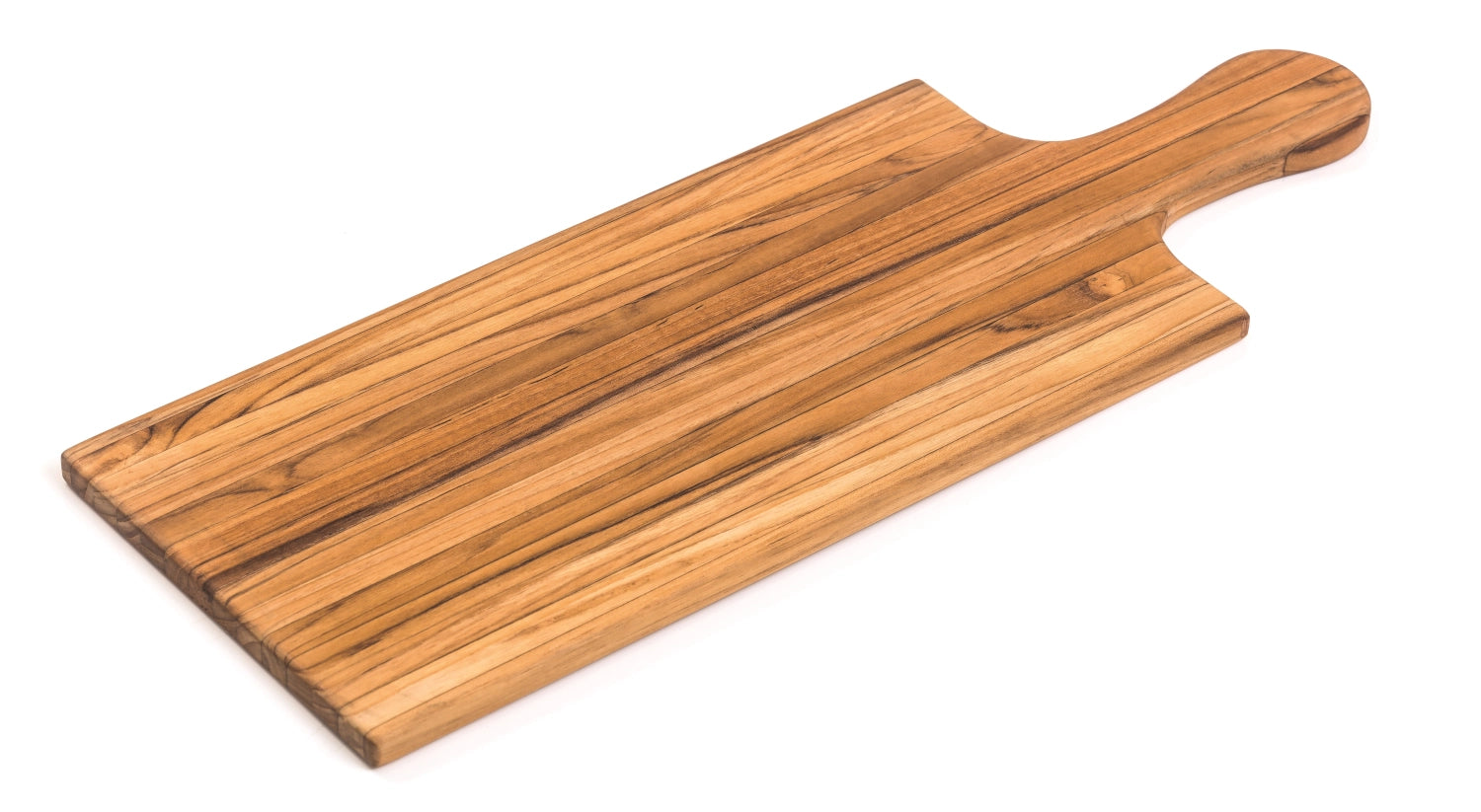 Entdecke das Teak Schneide- und Servierbrett mit Saftrille (36x26x2,5 cm) – robust, langlebig und FSC-zertifiziert. Ideal für Küche und Servieren!