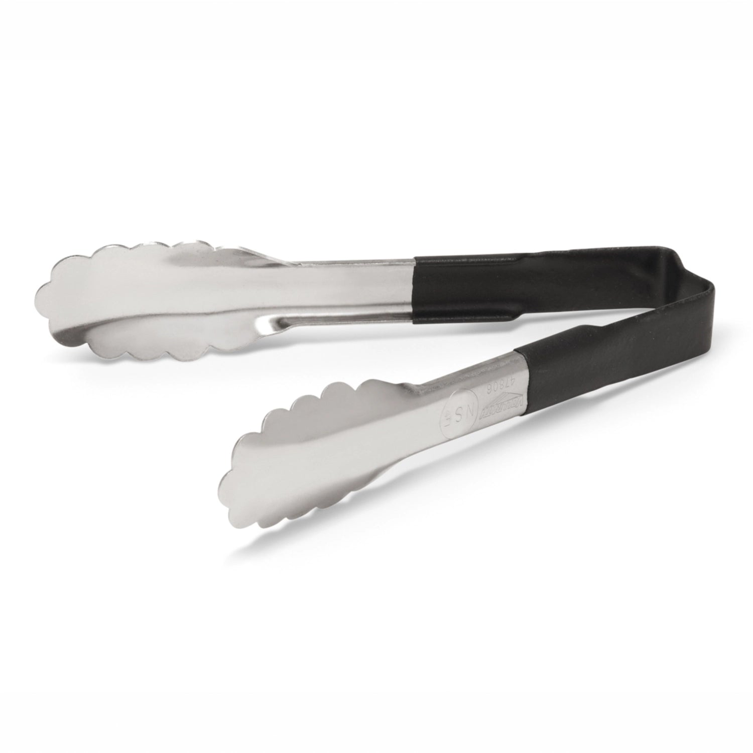 Buffetzange Kool Touch mit schwarzem Griff, 15 cm, perfekt zum Servieren von Speisen, bietet sicheren Halt und ist hitzebeständig.