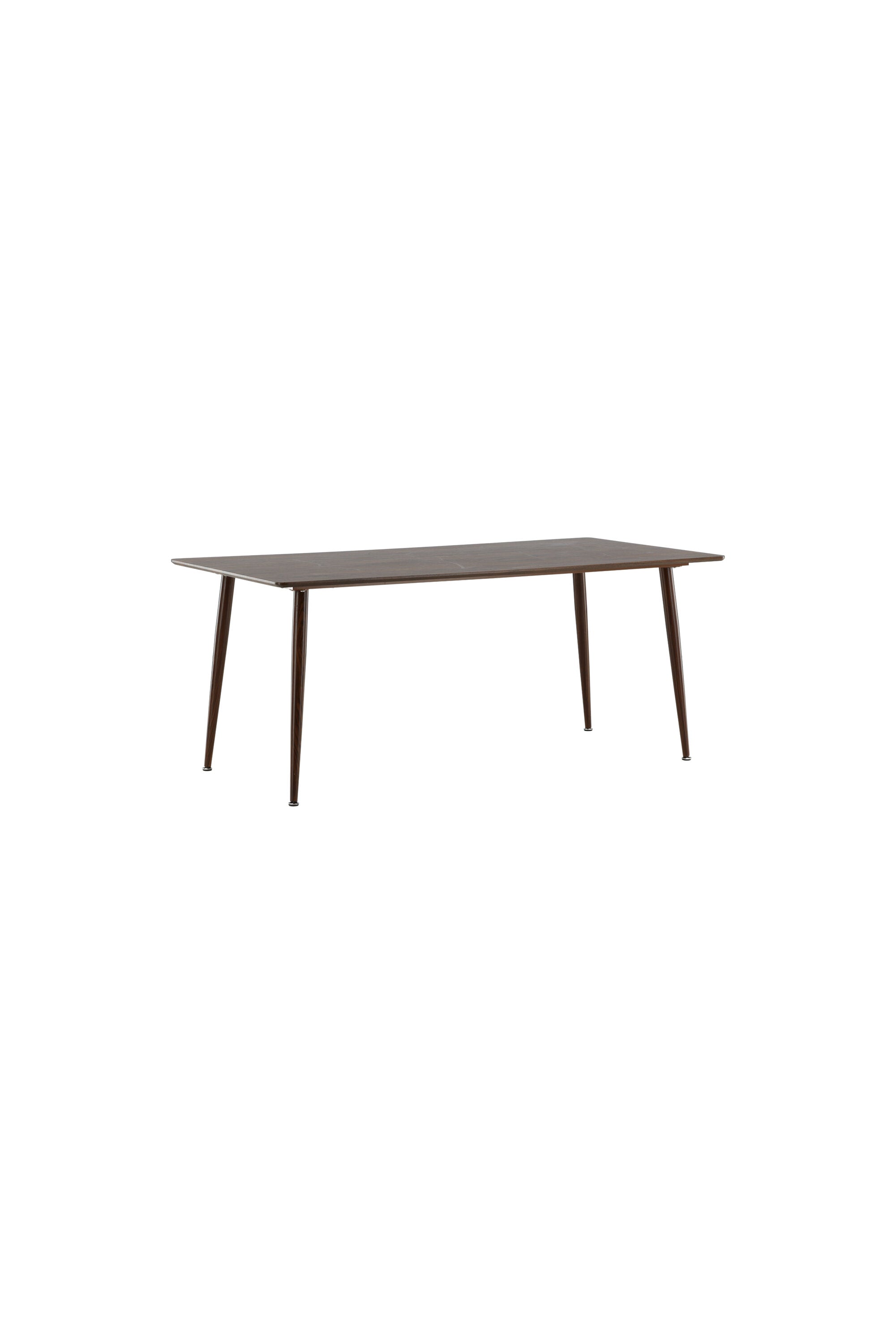 Polar Esstisch in Nussbaum / Schwarz präsentiert im Onlineshop von KAQTU Design AG. Esstisch ist von Venture Home