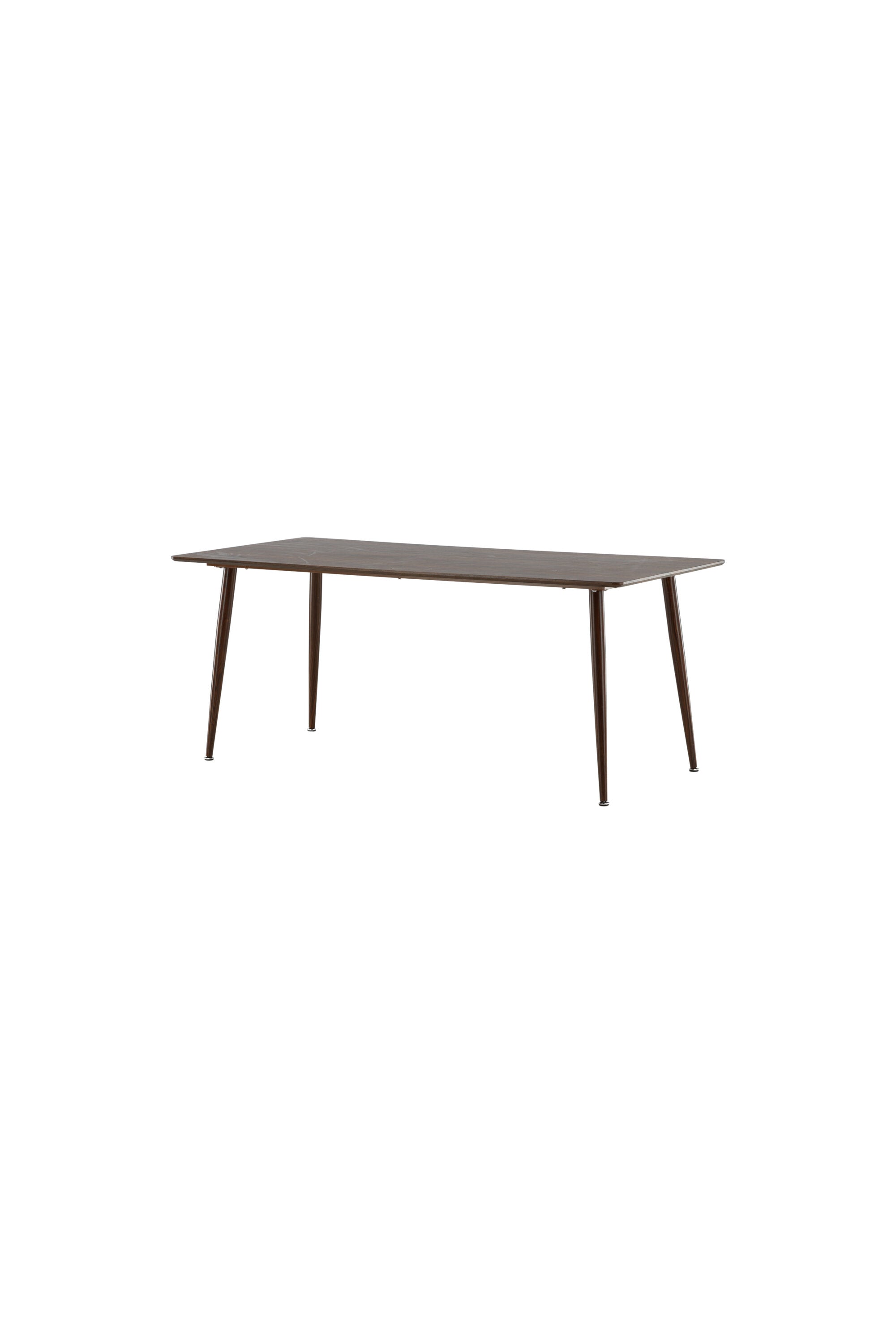 Polar Esstisch in Nussbaum / Schwarz präsentiert im Onlineshop von KAQTU Design AG. Esstisch ist von Venture Home