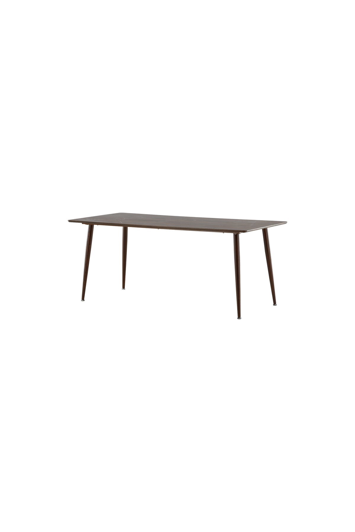 Polar Esstisch in Nussbaum / Schwarz präsentiert im Onlineshop von KAQTU Design AG. Esstisch ist von Venture Home