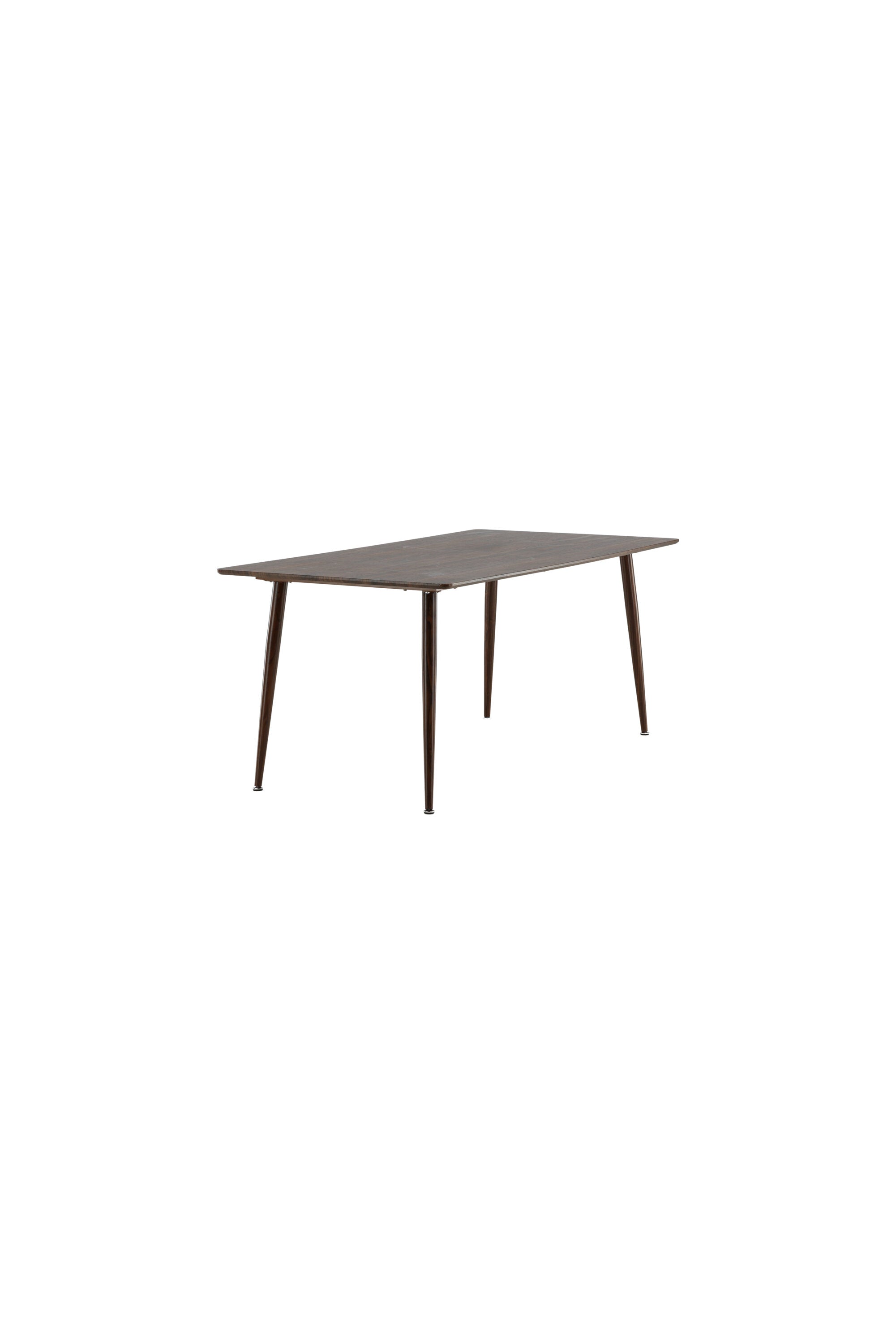 Polar Esstisch in Nussbaum / Schwarz präsentiert im Onlineshop von KAQTU Design AG. Esstisch ist von Venture Home