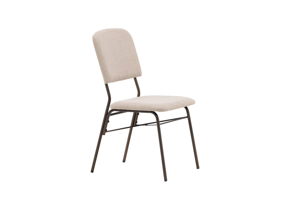 Dieser Stuhl in Beige präsentiert im Onlineshop von KAQTU Design AG. Stuhl ist von Venture Home