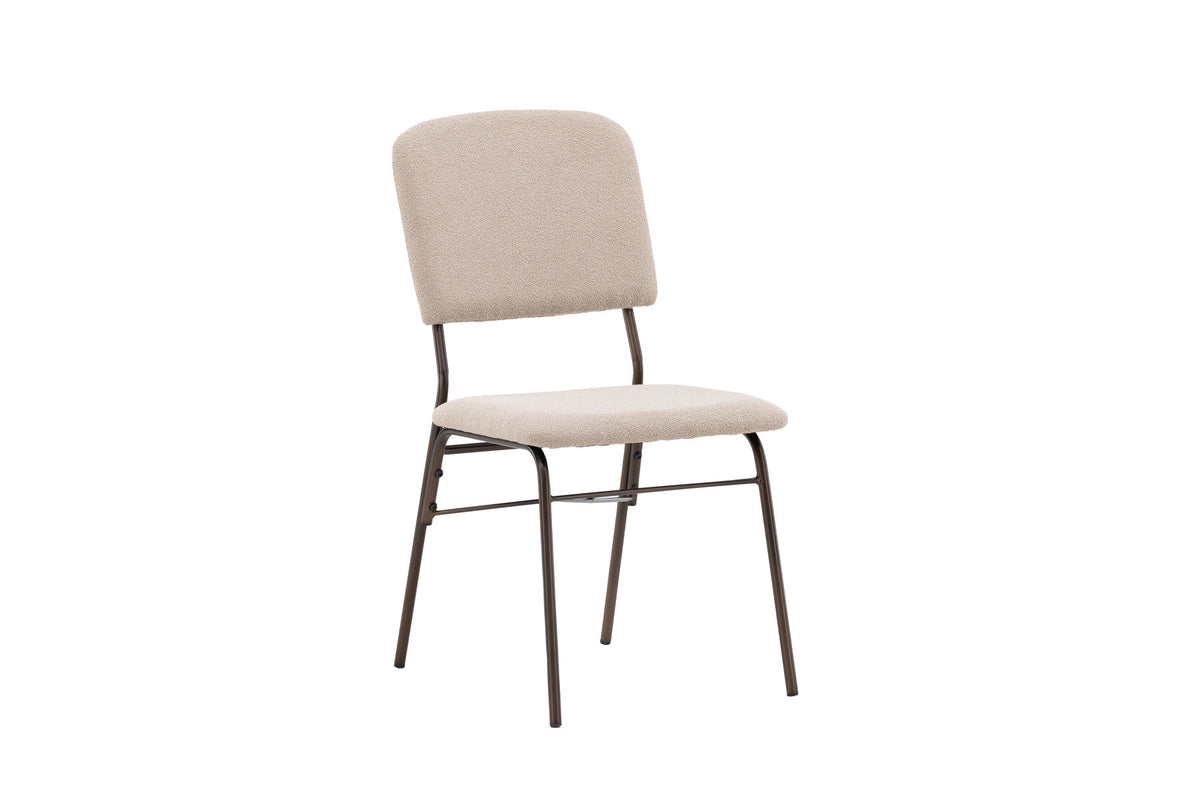 Dieser Stuhl in Beige präsentiert im Onlineshop von KAQTU Design AG. Stuhl ist von Venture Home