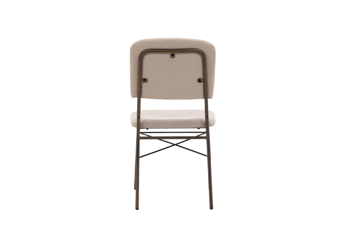 Dieser Stuhl in Beige präsentiert im Onlineshop von KAQTU Design AG. Stuhl ist von Venture Home