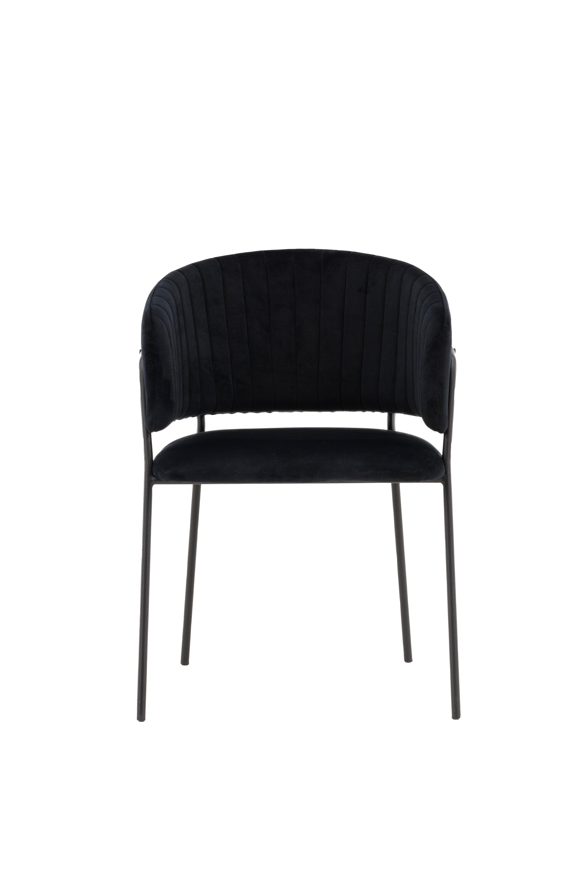 Selma Stuhl in Schwarz präsentiert im Onlineshop von KAQTU Design AG. Schalenstuhl mit Armlehne ist von Venture Home