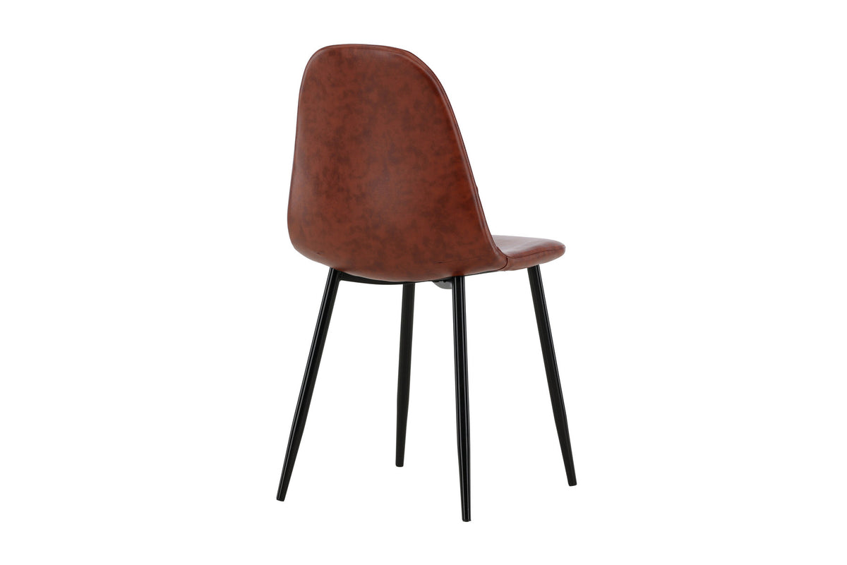 Polar Stuhl in Braun präsentiert im Onlineshop von KAQTU Design AG. Stuhl ist von Venture Home