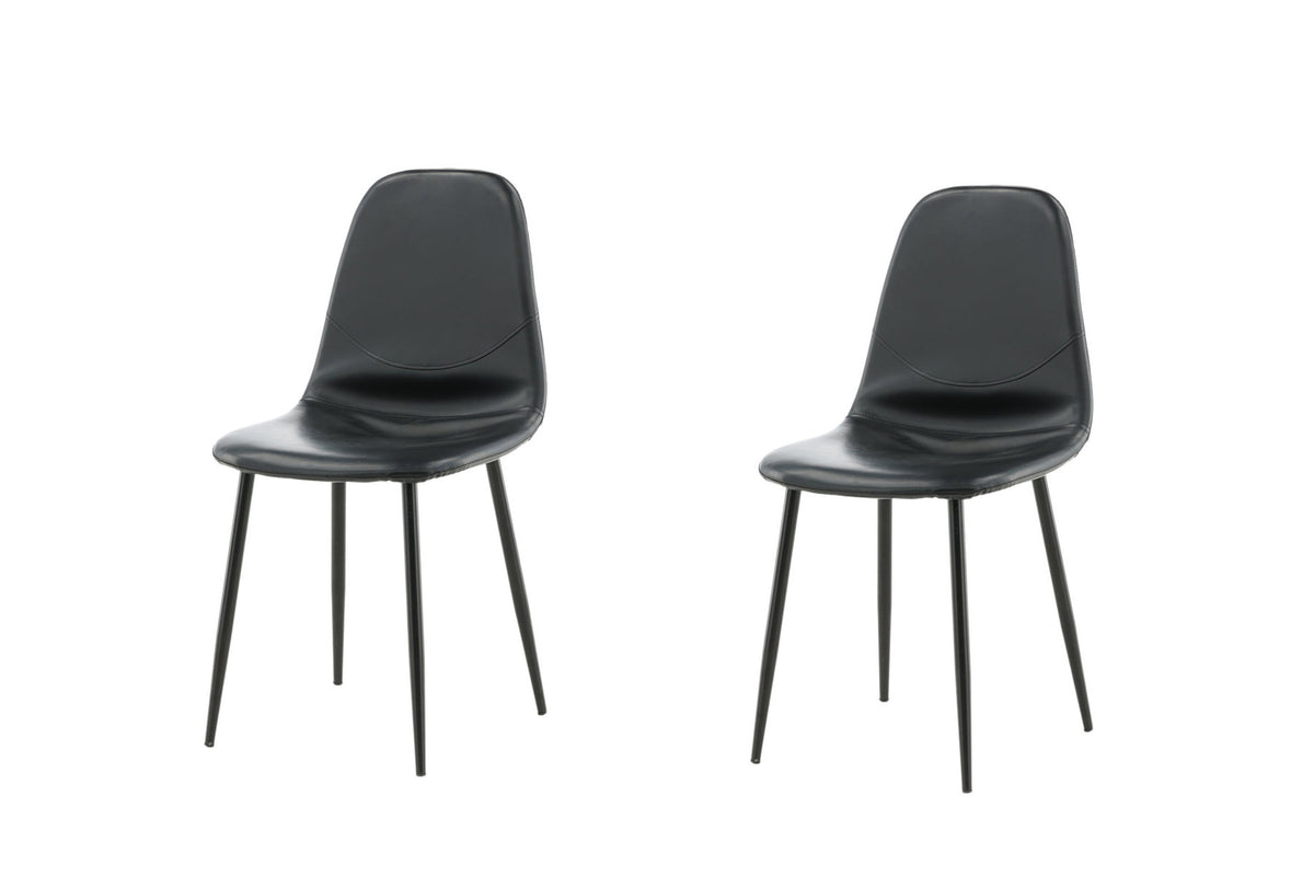 Polar Stuhl in Schwarz präsentiert im Onlineshop von KAQTU Design AG. Stuhl ist von Venture Home