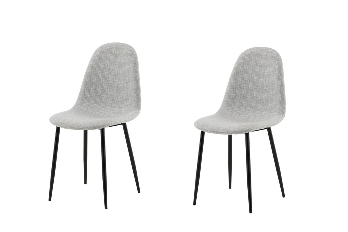 Polar Stuhl in Grau/Schwarz präsentiert im Onlineshop von KAQTU Design AG. Stuhl ist von Venture Home