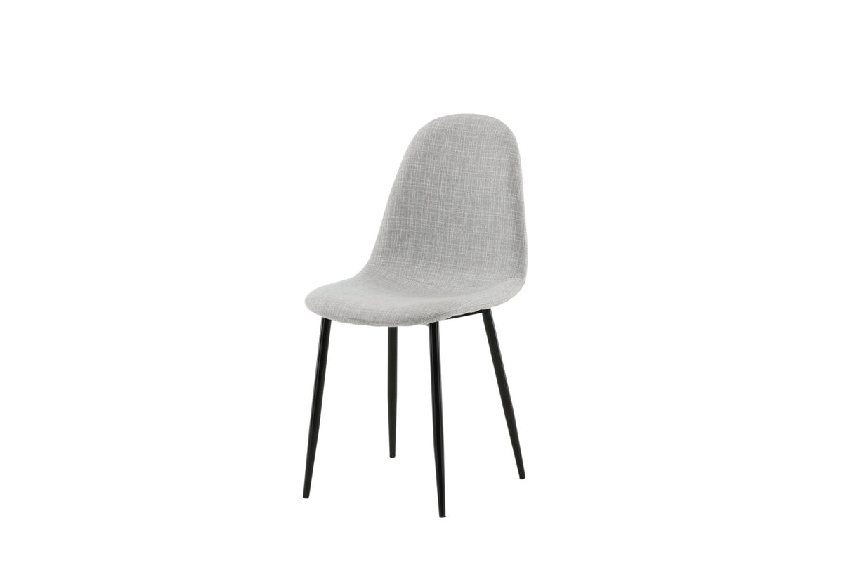 Polar Stuhl in Grau/Schwarz präsentiert im Onlineshop von KAQTU Design AG. Stuhl ist von Venture Home