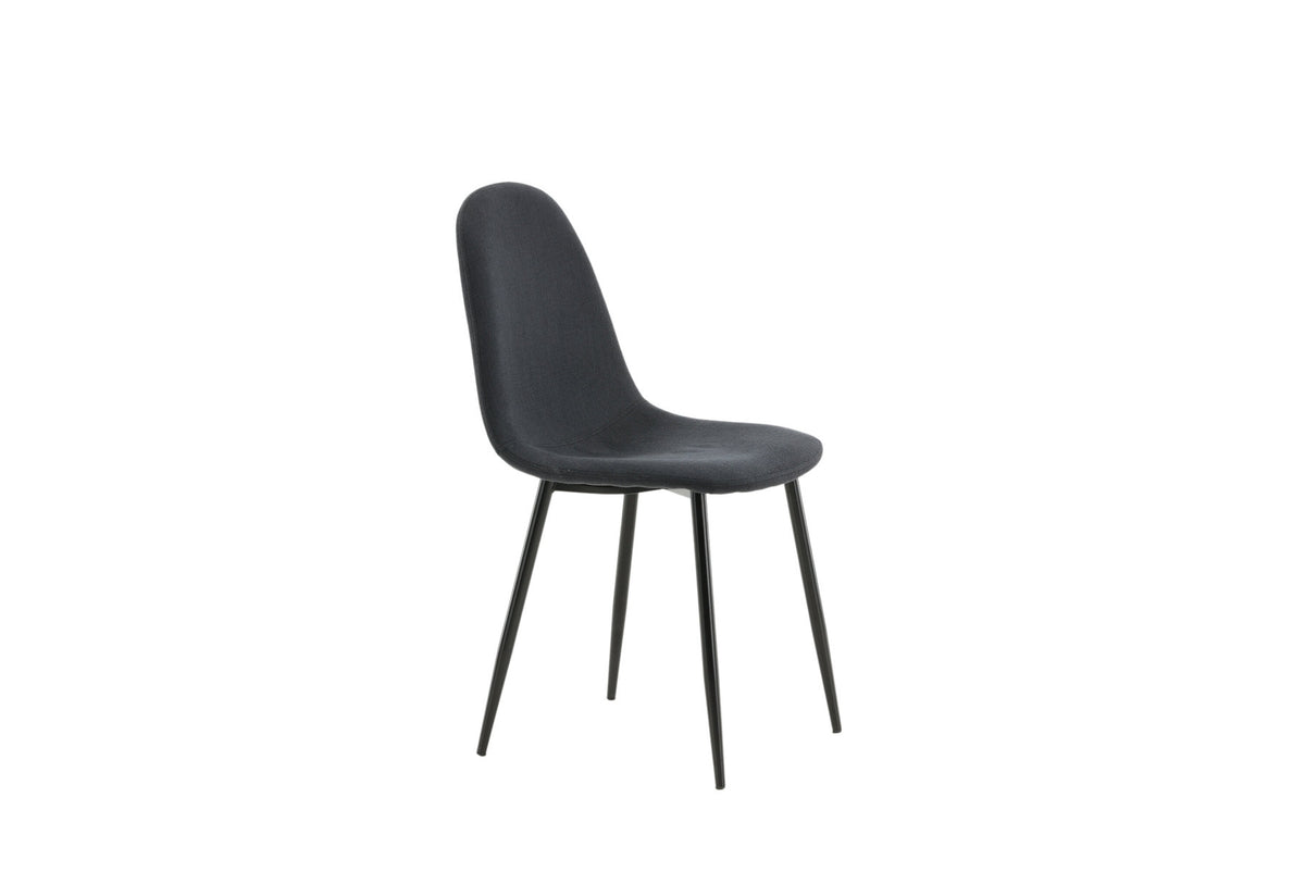 Polar Stuhl in Schwarz/Schwarz präsentiert im Onlineshop von KAQTU Design AG. Stuhl ist von Venture Home