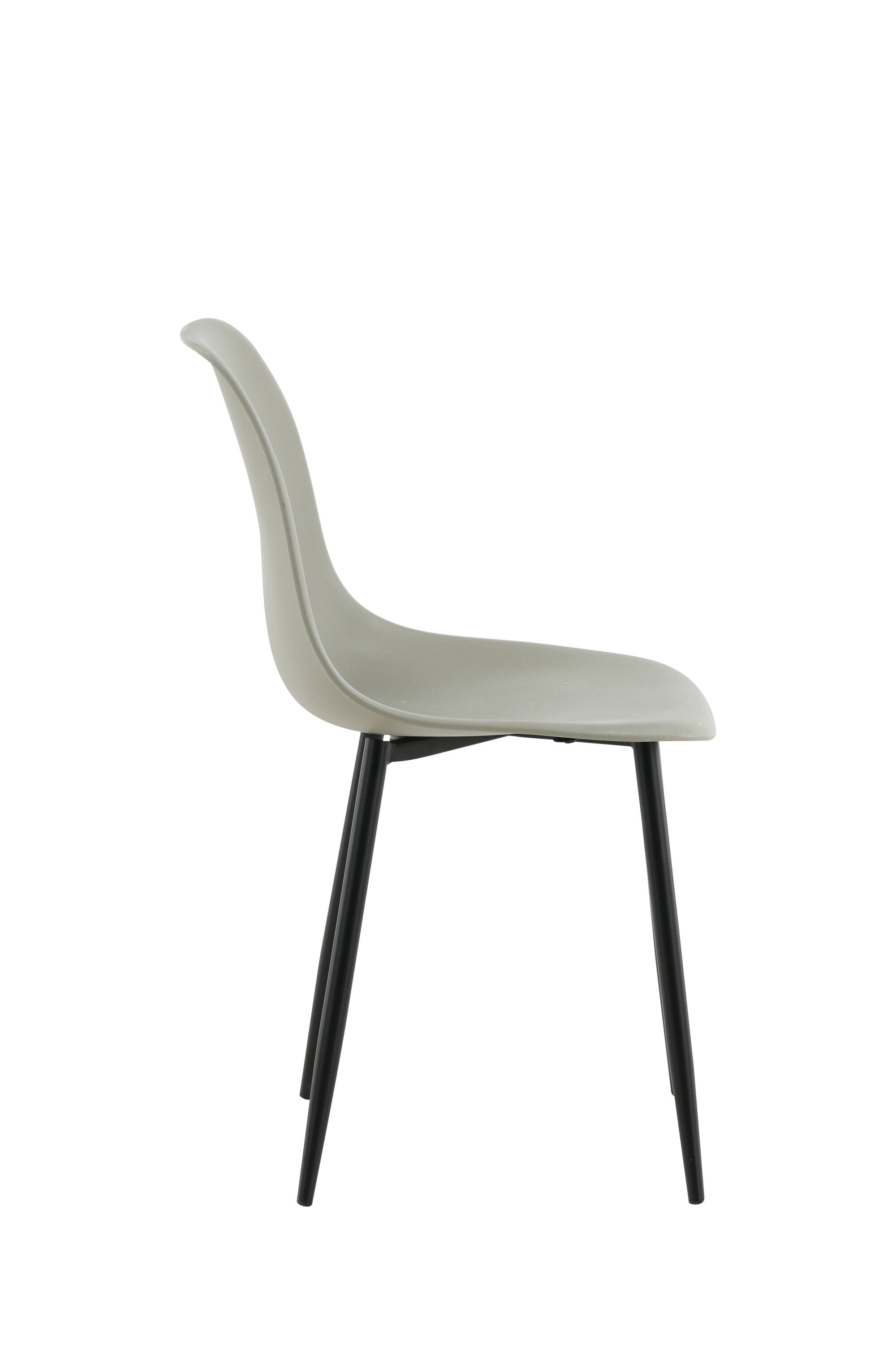 Polar Stuhl Plastic in Grau präsentiert im Onlineshop von KAQTU Design AG. Stuhl ist von Venture Home