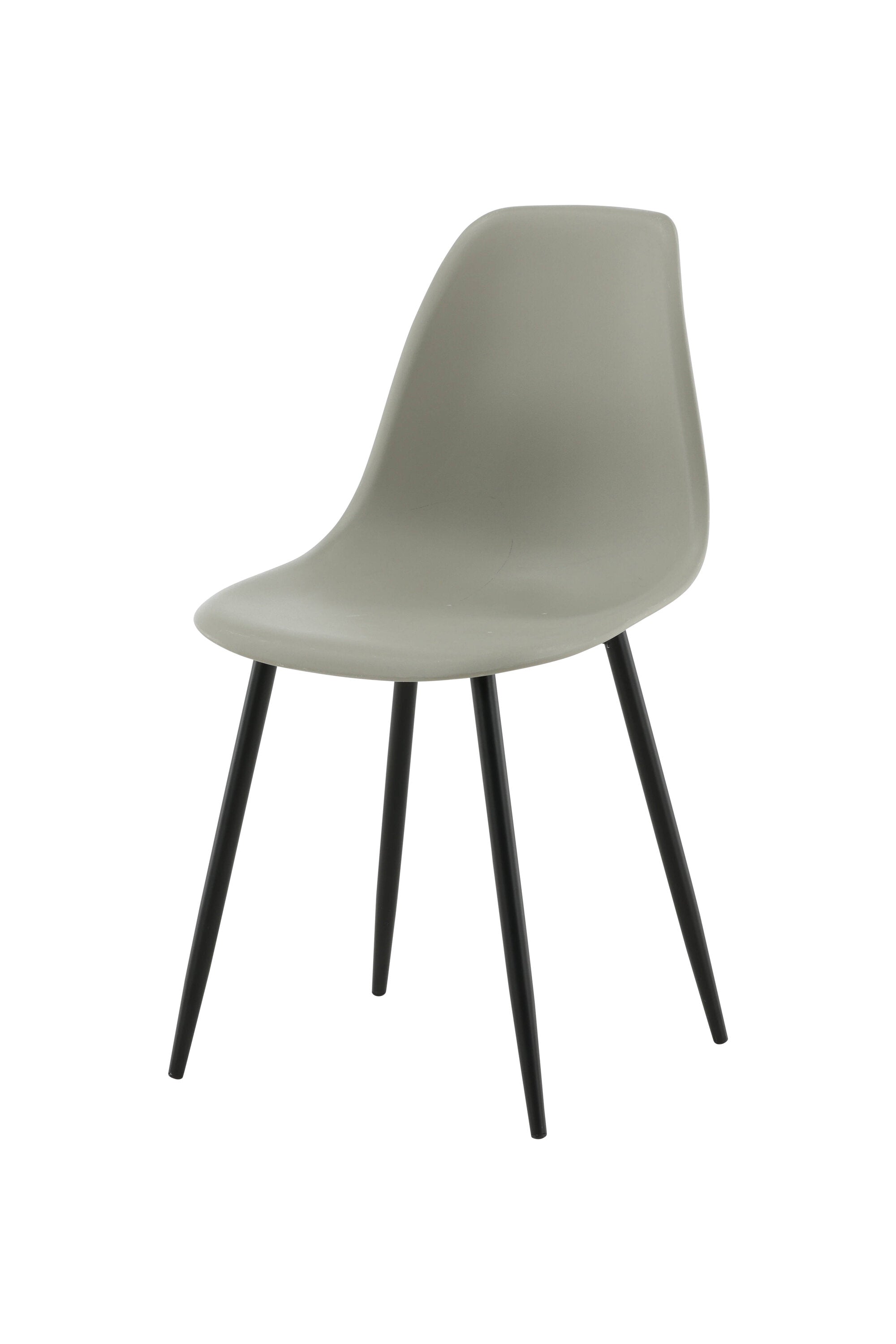 Polar Stuhl Plastic in Grau präsentiert im Onlineshop von KAQTU Design AG. Stuhl ist von Venture Home