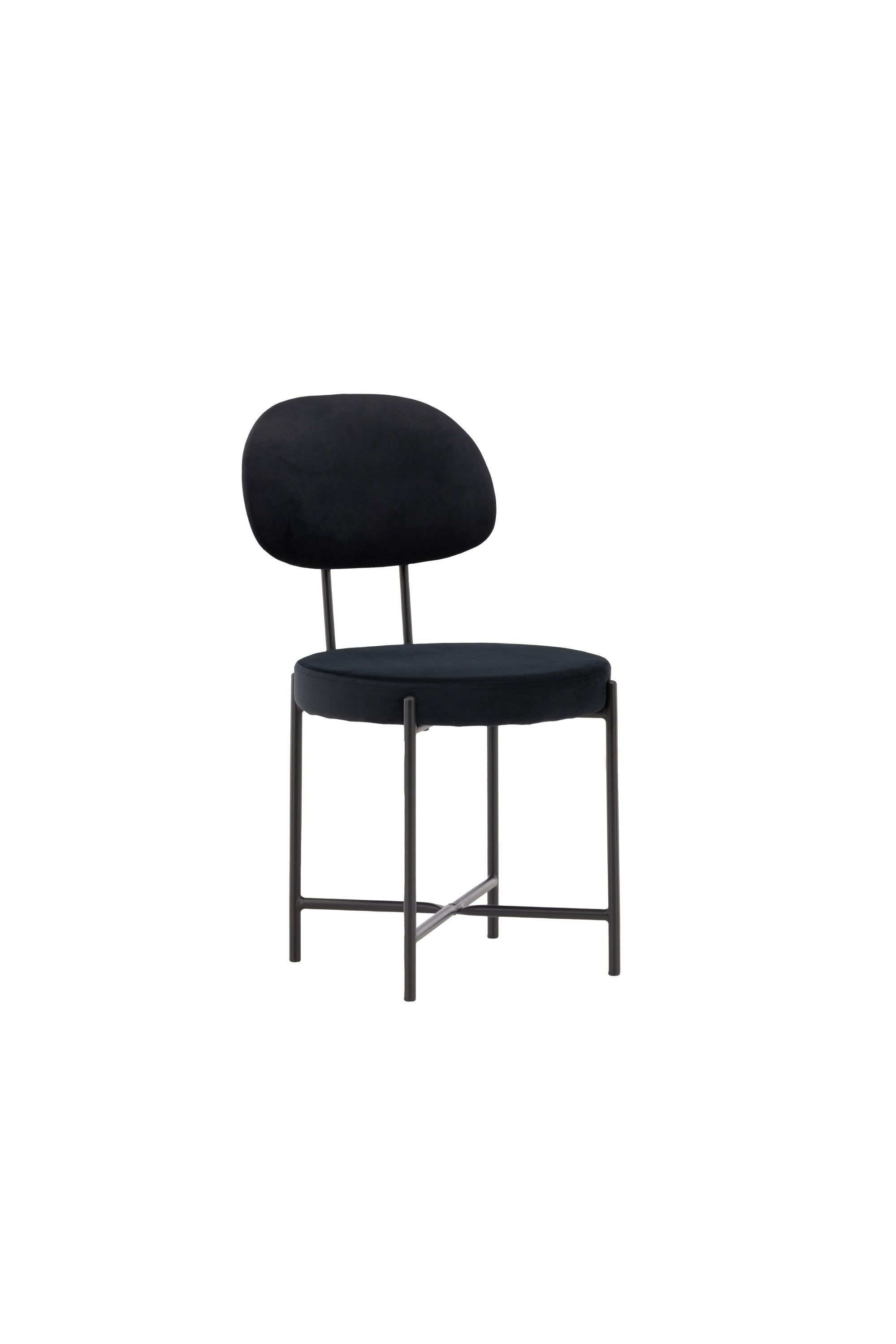 Stella Stuhl in Schwarz präsentiert im Onlineshop von KAQTU Design AG. Stuhl ist von Venture Home
