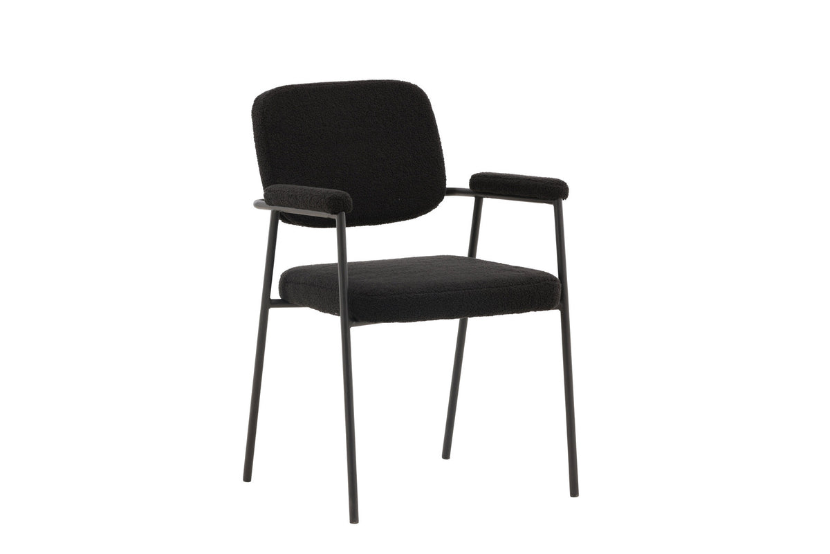 Yesterday Stuhl in Schwarz präsentiert im Onlineshop von KAQTU Design AG. Stuhl mit Armlehne ist von Venture Home
