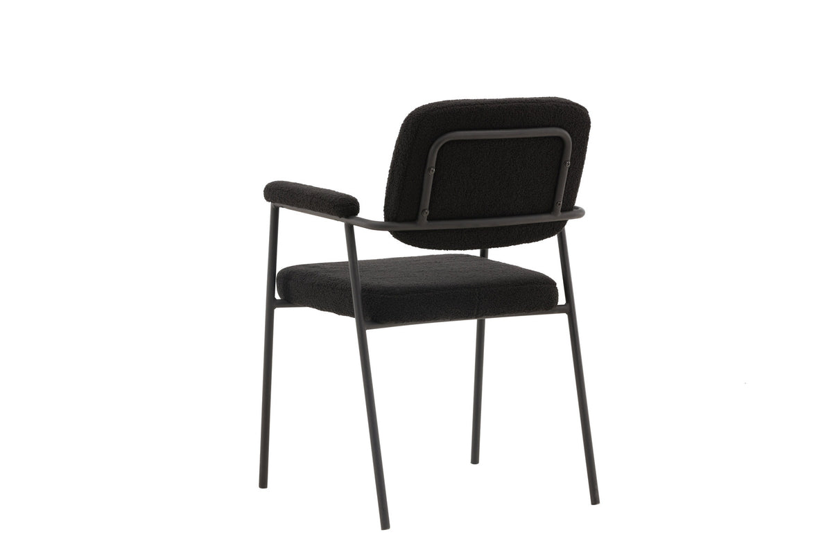 Yesterday Stuhl in Schwarz präsentiert im Onlineshop von KAQTU Design AG. Stuhl mit Armlehne ist von Venture Home