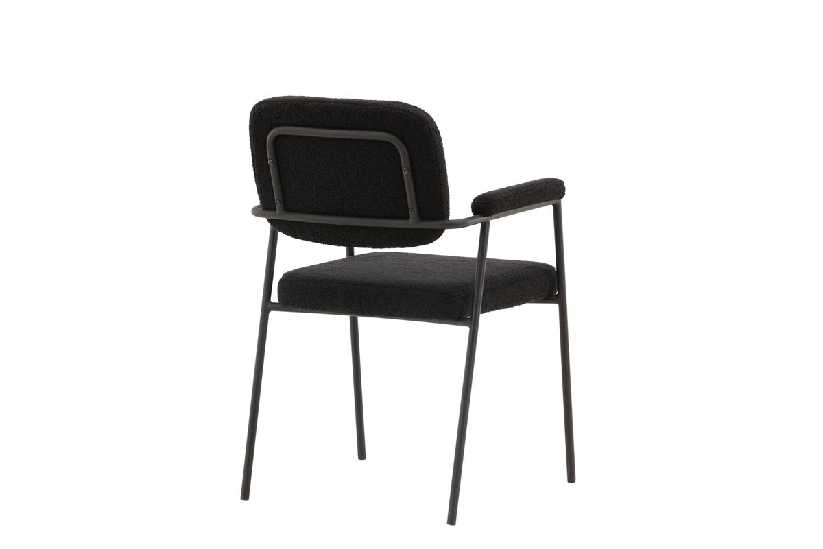 Yesterday Stuhl in Schwarz präsentiert im Onlineshop von KAQTU Design AG. Stuhl mit Armlehne ist von Venture Home