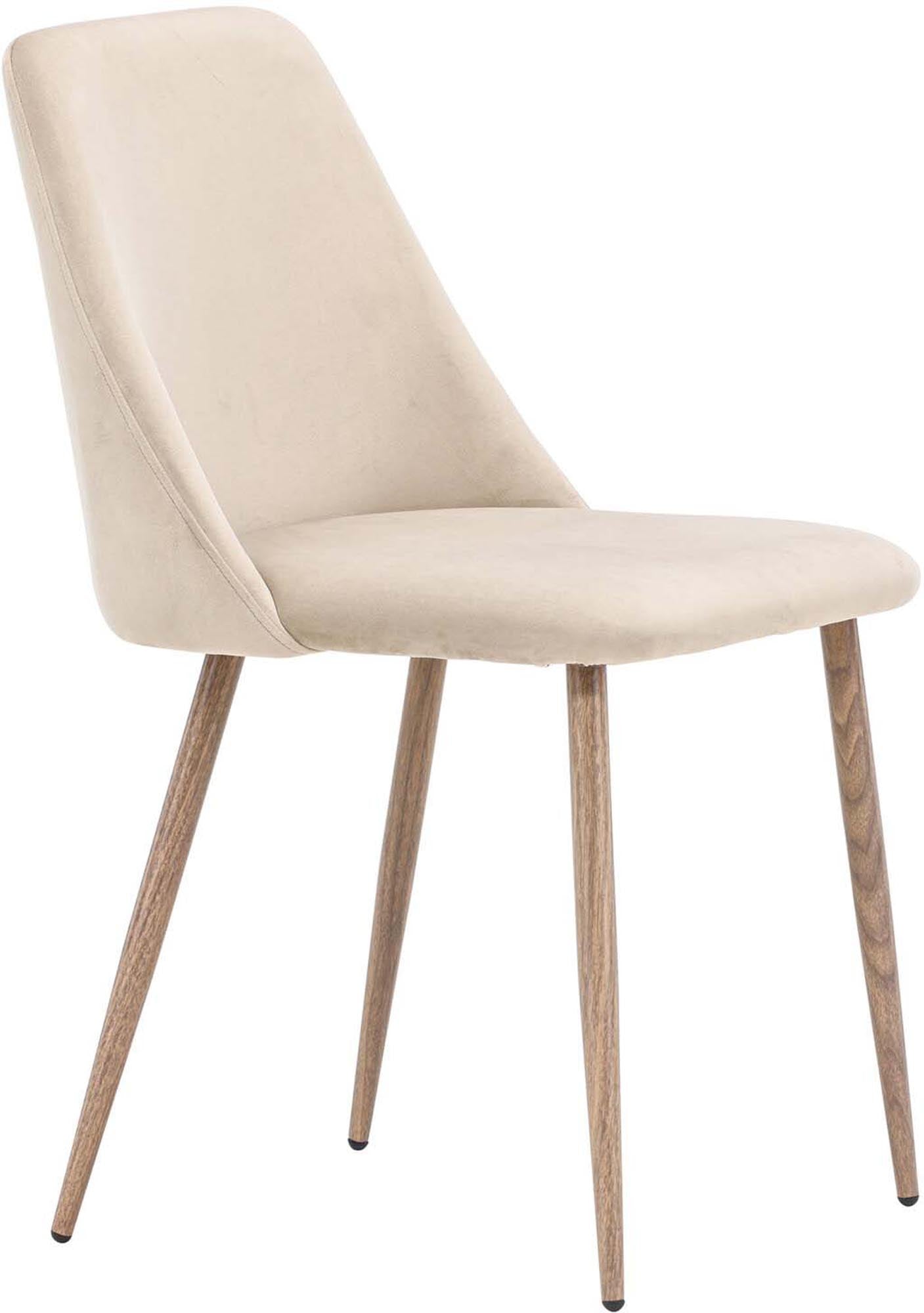 NIGHT-Stuhl von Venture Home: Eleganter Samtstuhl für stilvolle Essbereiche, vereint Komfort und modernes Design.