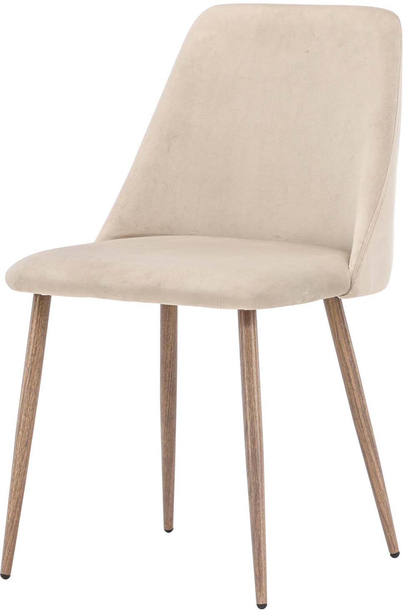 Eleganter NIGHT-Stuhl von Venture Home, bezogen mit schwarzem Samt, vereint Komfort und modernes Design für Ihr Esszimmer.