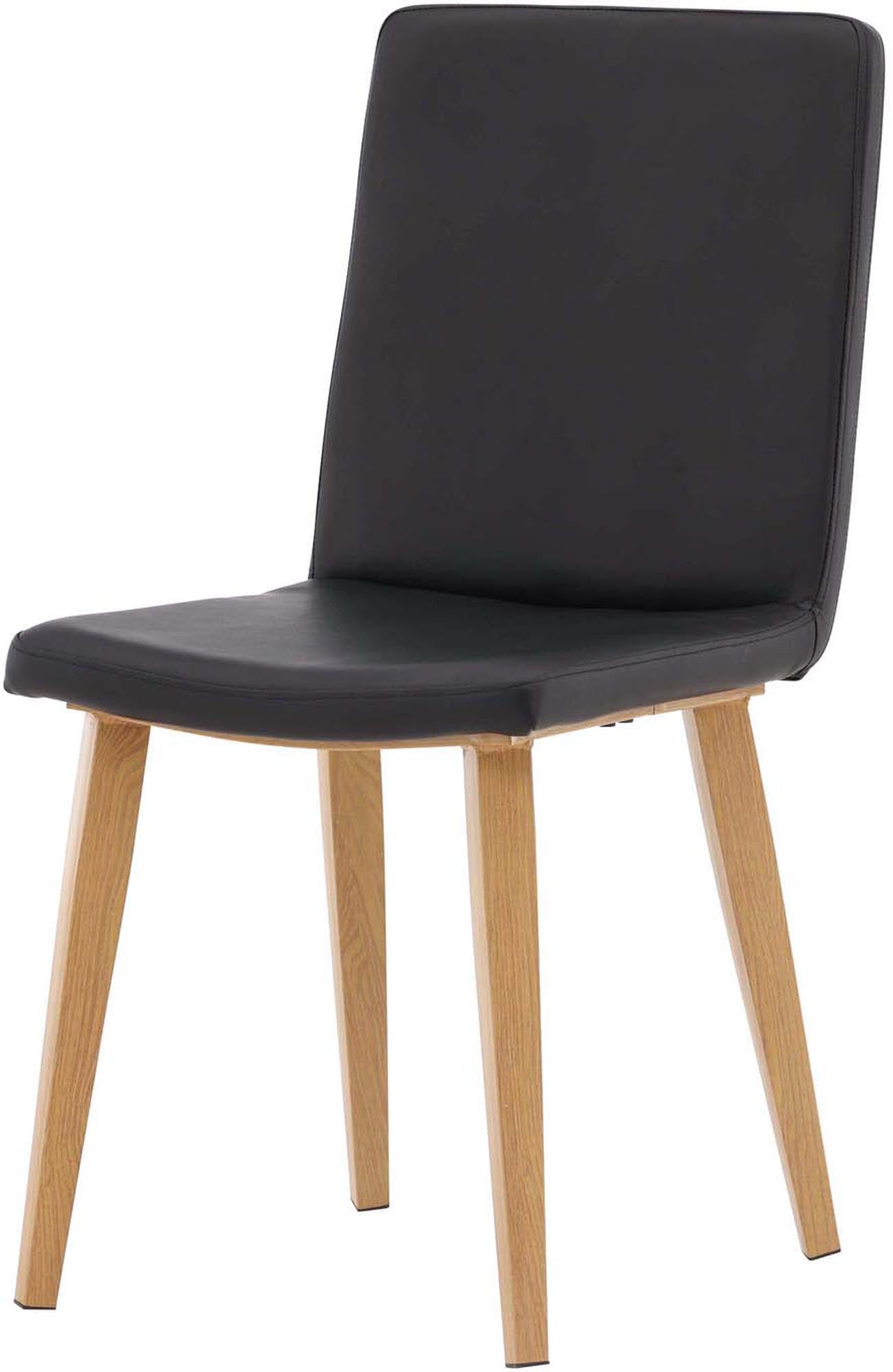 Erleben Sie den TODAY Stuhl von Venture Home: Elegantes skandinavisches Design, strapazierfähiges Kunstleder und stabile Holzbeine für Ihr Esszimmer.