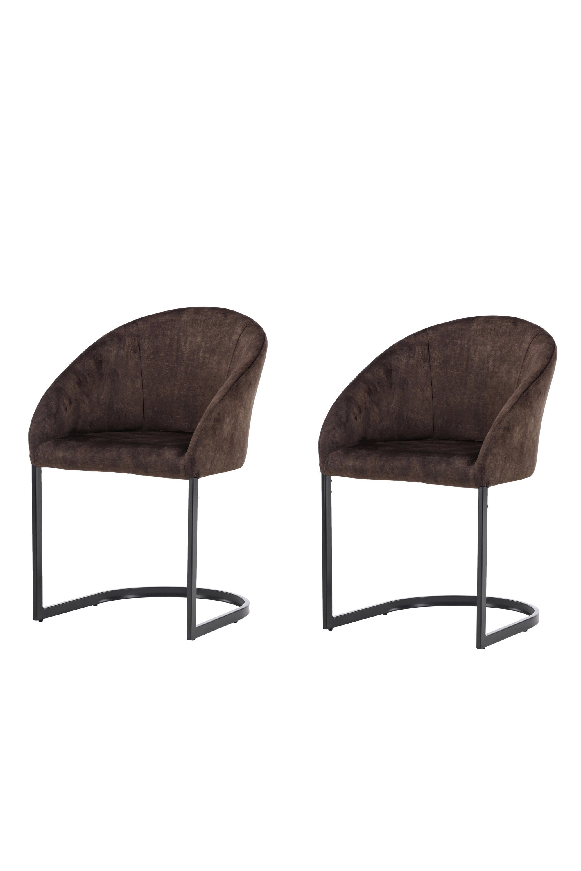 Evening Stuhl in Dunkelbraun präsentiert im Onlineshop von KAQTU Design AG. Schalenstuhl ist von Venture Home