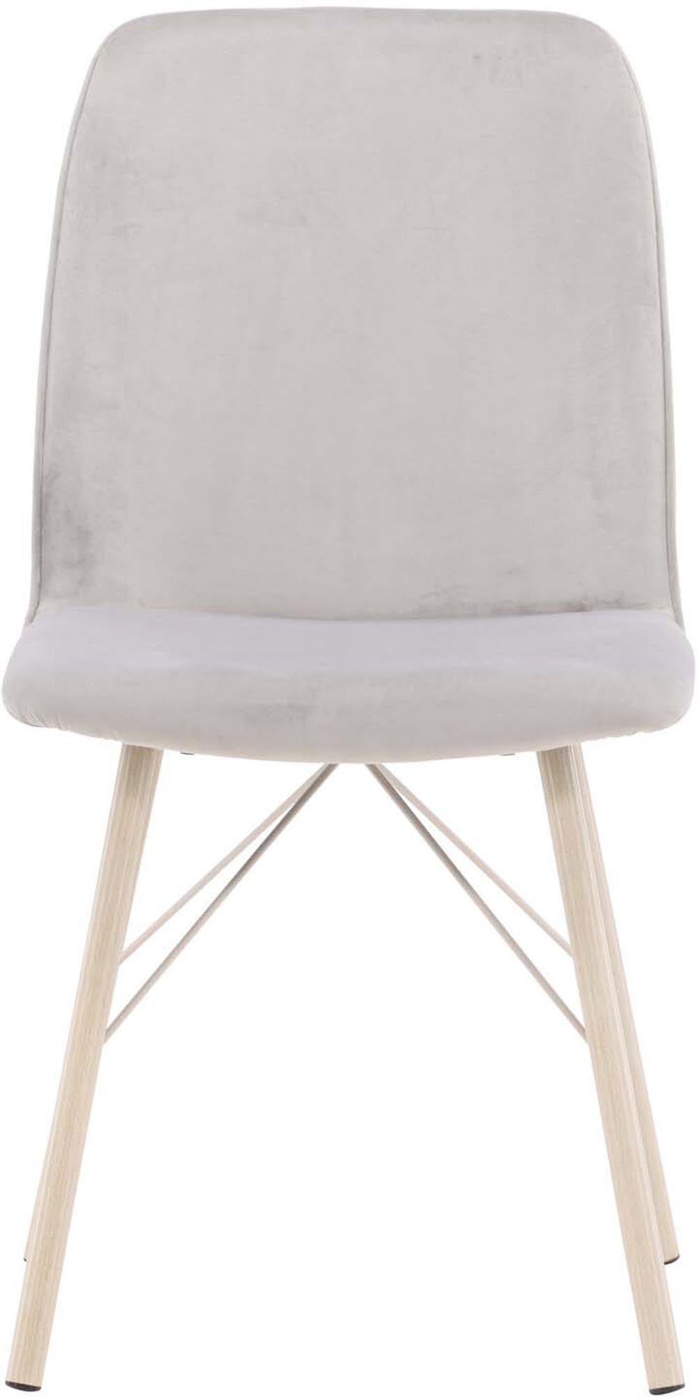 Everyday Stuhl von Venture Home: Hochwertiger Samt, stabile Stahlkonstruktion und moderne Holzbeine vereinen Stil und Komfort für Ihr Zuhause.