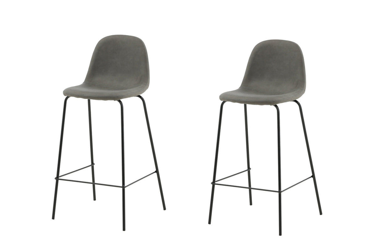 Polar Barstuhl in Grau präsentiert im Onlineshop von KAQTU Design AG. Barstuhl ist von Venture Home