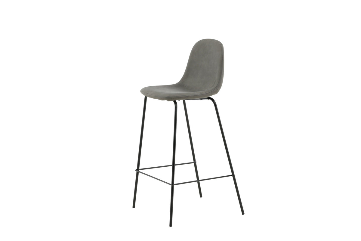Polar Barstuhl in Grau präsentiert im Onlineshop von KAQTU Design AG. Barstuhl ist von Venture Home