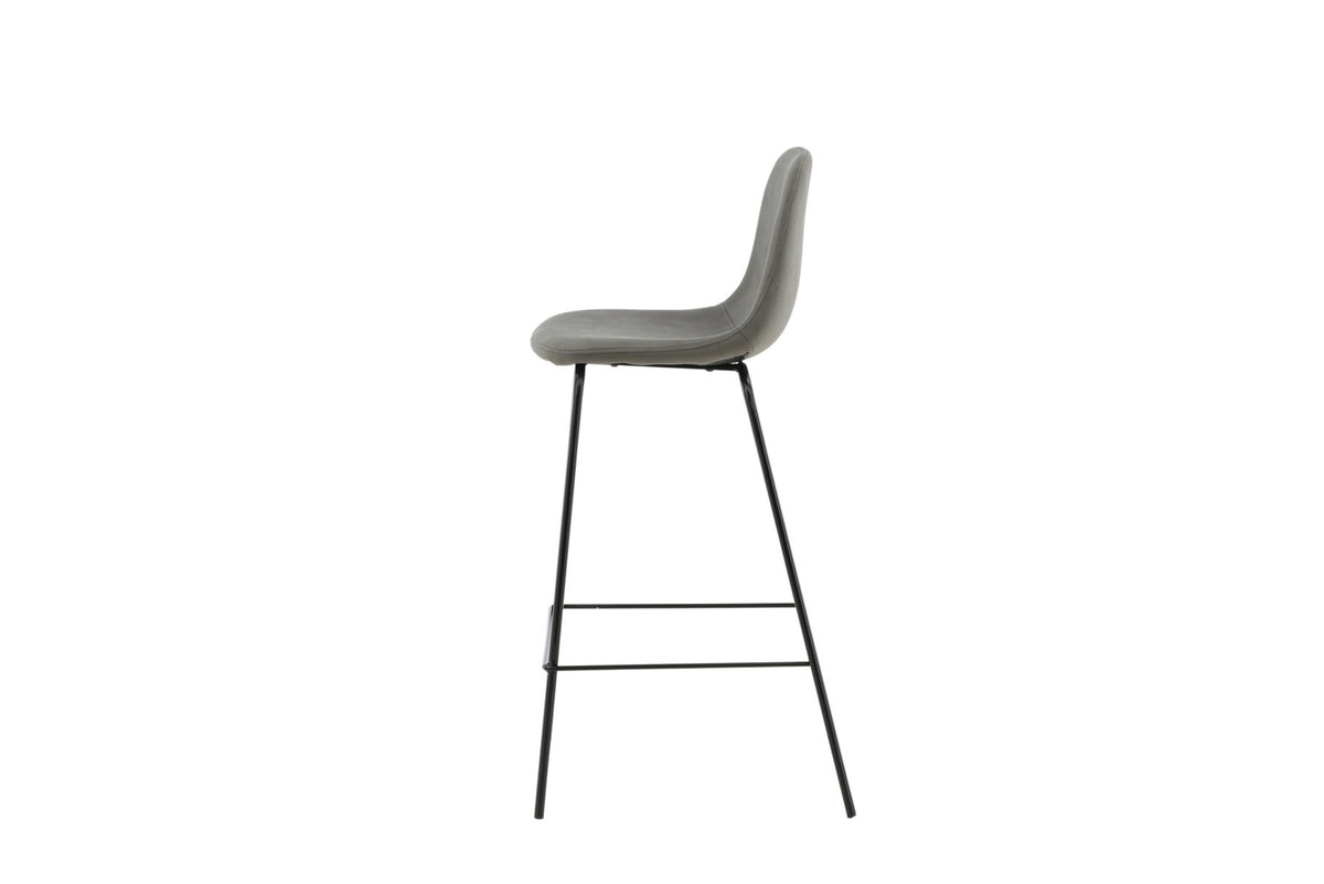 Polar Barstuhl in Grau präsentiert im Onlineshop von KAQTU Design AG. Barstuhl ist von Venture Home