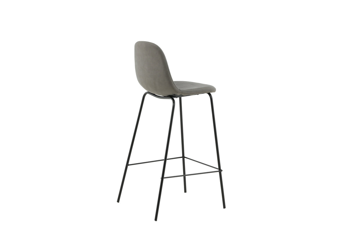 Polar Barstuhl in Grau präsentiert im Onlineshop von KAQTU Design AG. Barstuhl ist von Venture Home