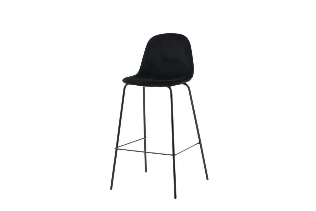 Polar Barstuhl in Schwarz präsentiert im Onlineshop von KAQTU Design AG. Barstuhl ist von Venture Home