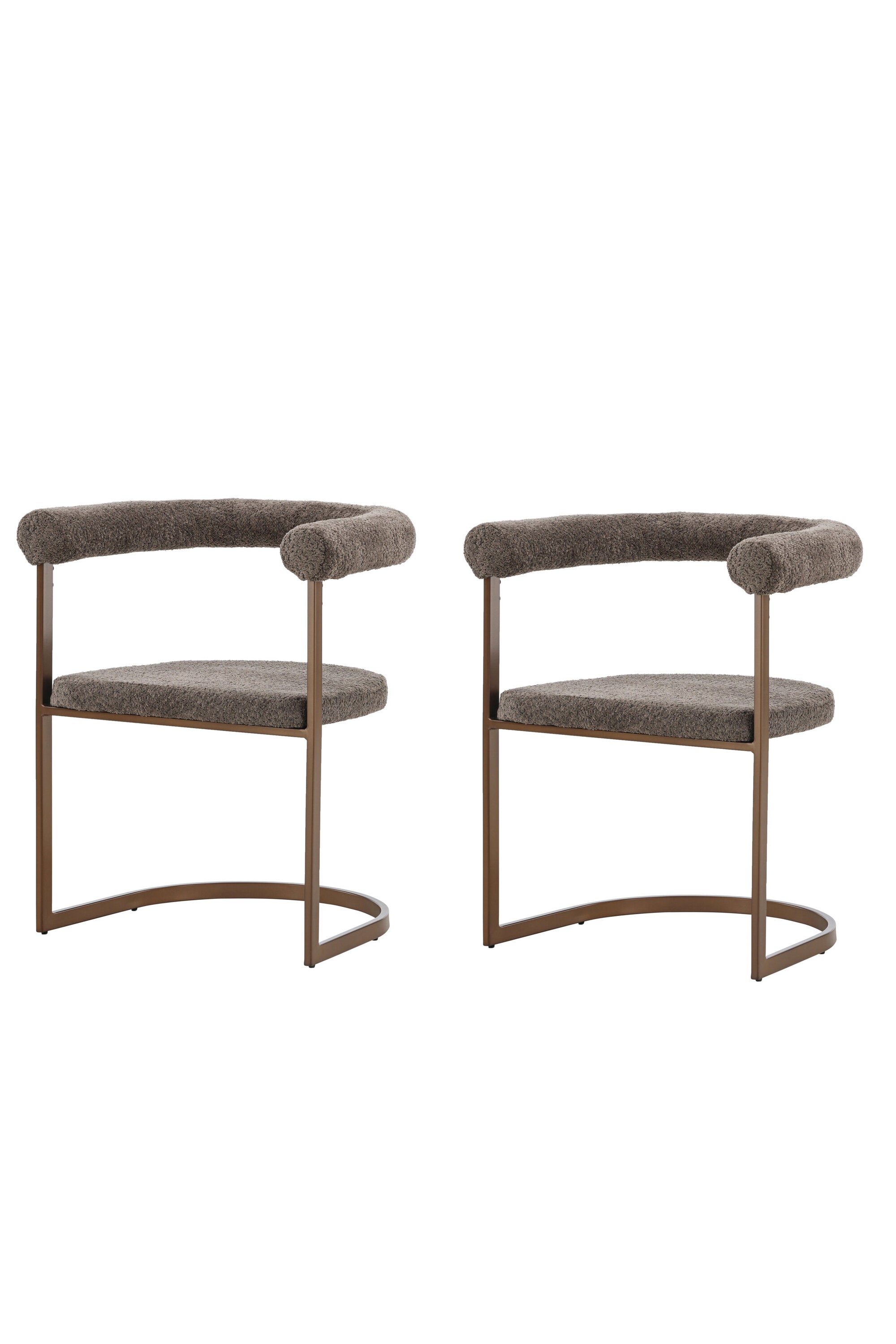 Morgen Esszimmerstuhl in Braun präsentiert im Onlineshop von KAQTU Design AG. Schalenstuhl mit Armlehne ist von Venture Home