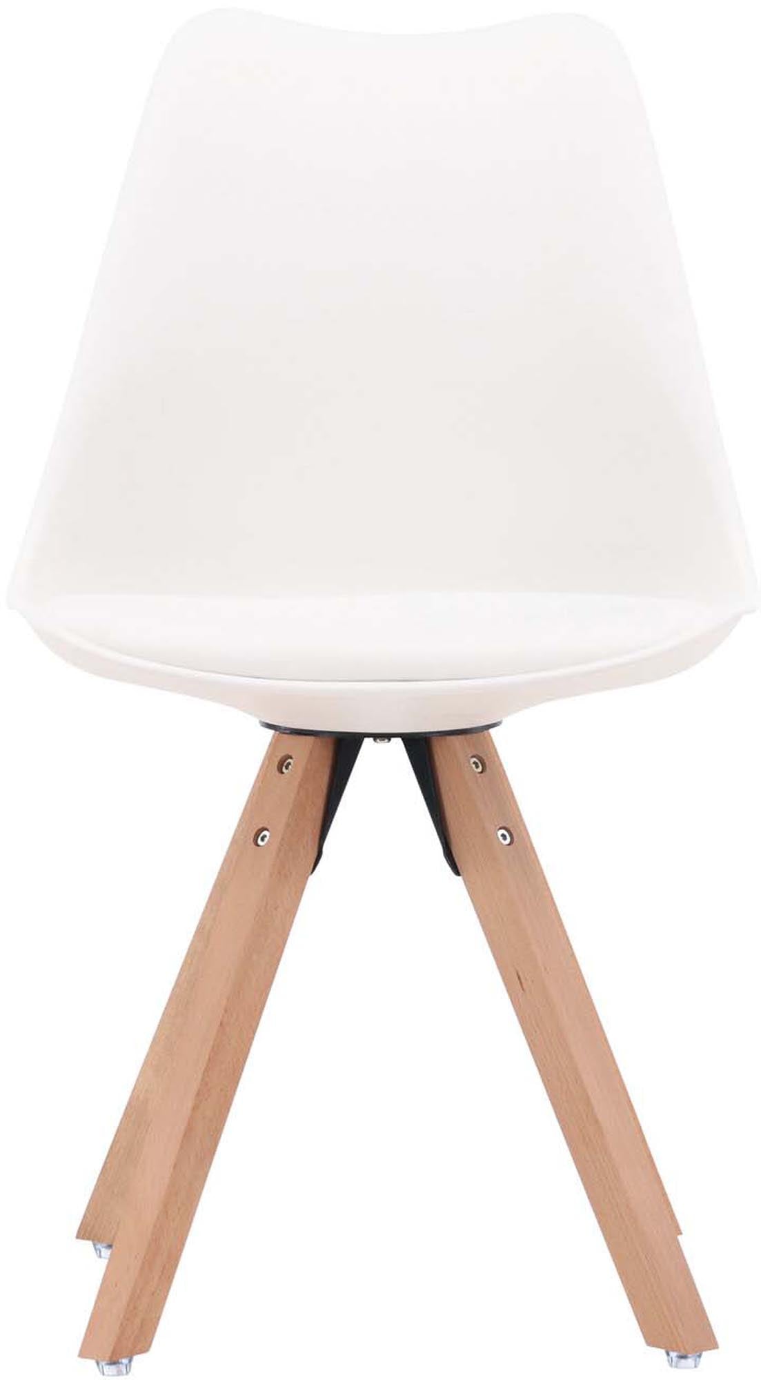 Zeno Stuhl in Weiss / Natur präsentiert im Onlineshop von KAQTU Design AG. Stuhl ist von Venture Home